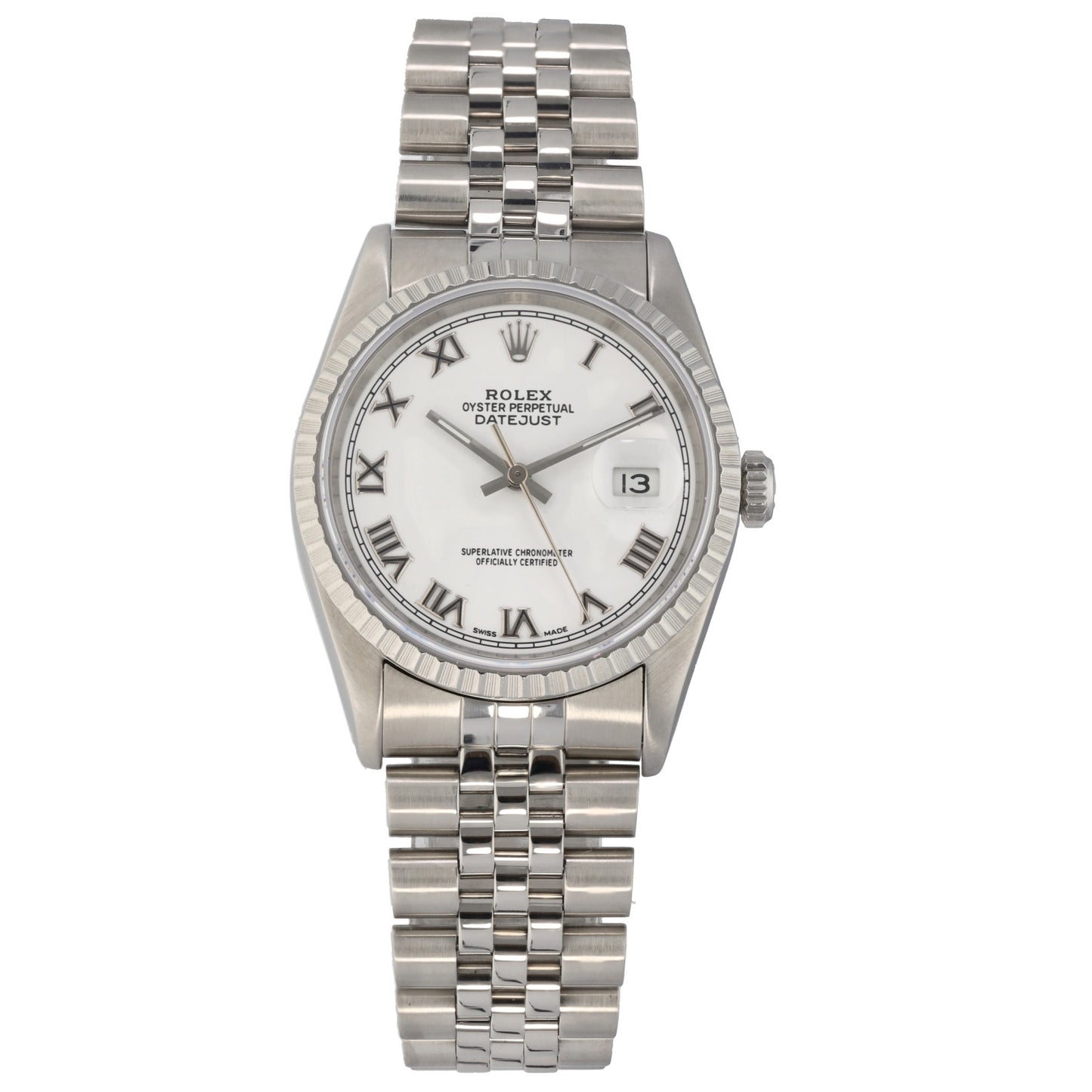 Rolex Datejust 16220 36mm Stainless Steel Watch