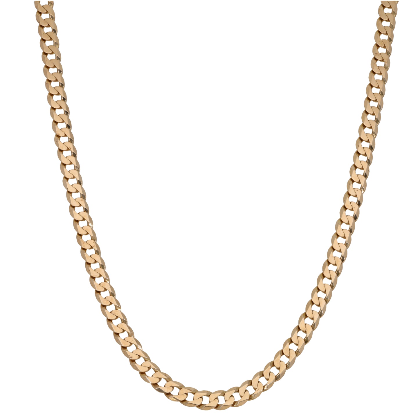9ct Gold Curb Chain 22