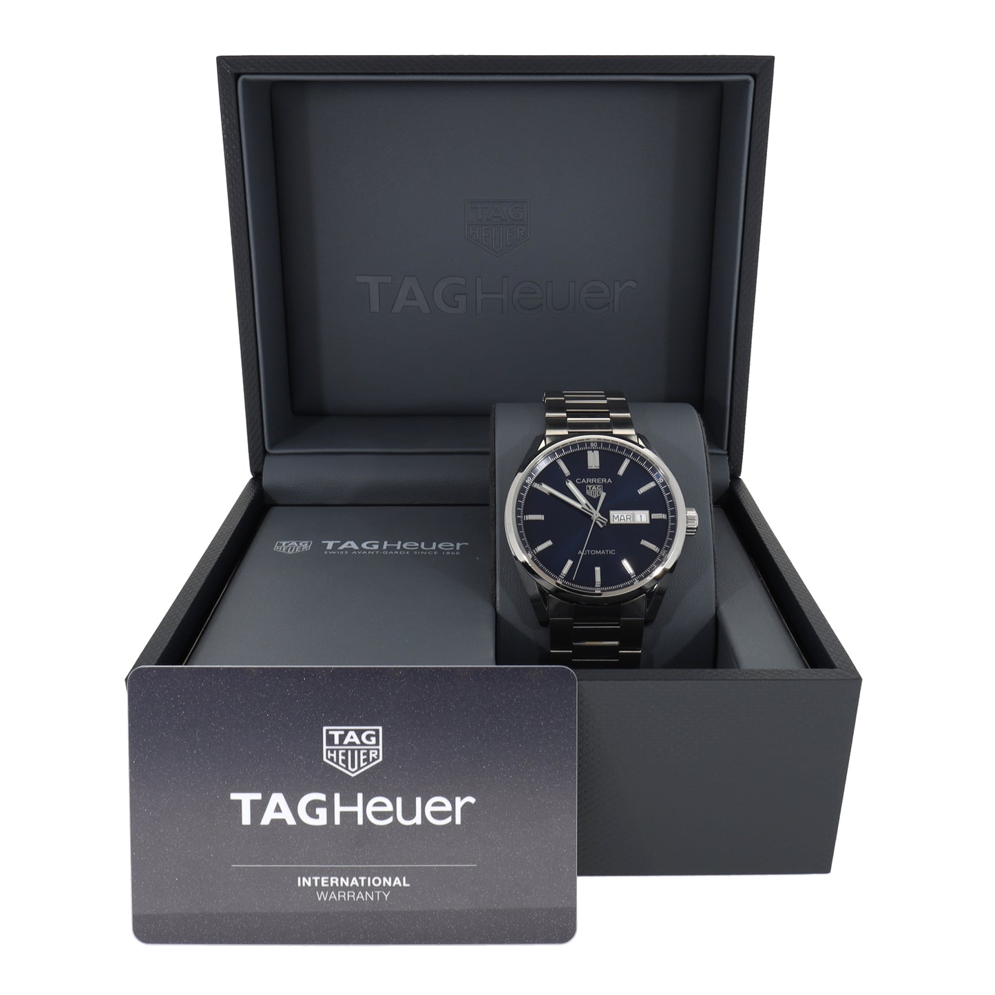 Tag Heuer Carrera WBN2012 41mm Stainless Steel Watch