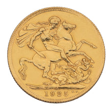 Load image into Gallery viewer, 22ct Gold King George V Full Sovereign Coin 1925
