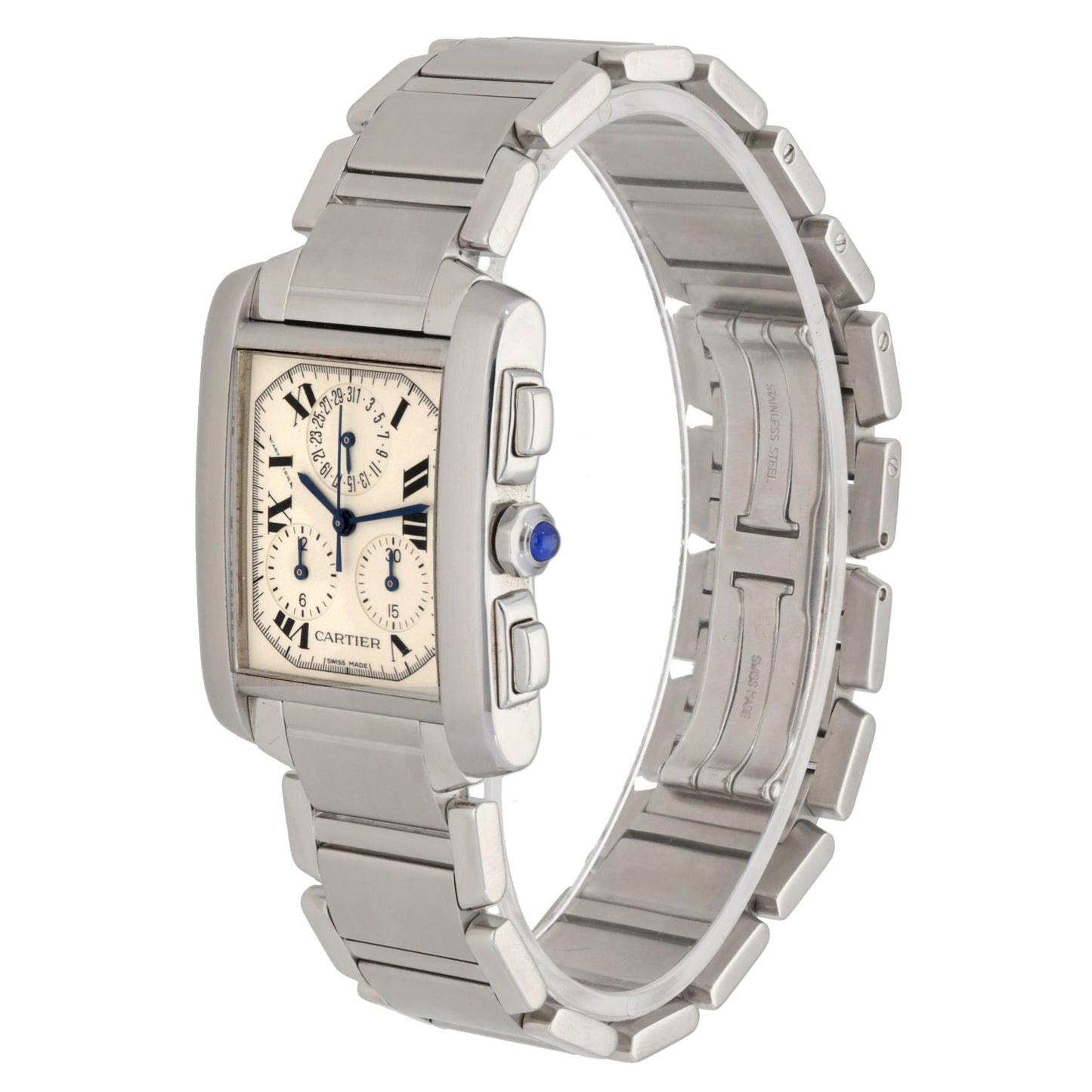 Cartier Tank Francaise 2303 28mm Stainless Steel Watch