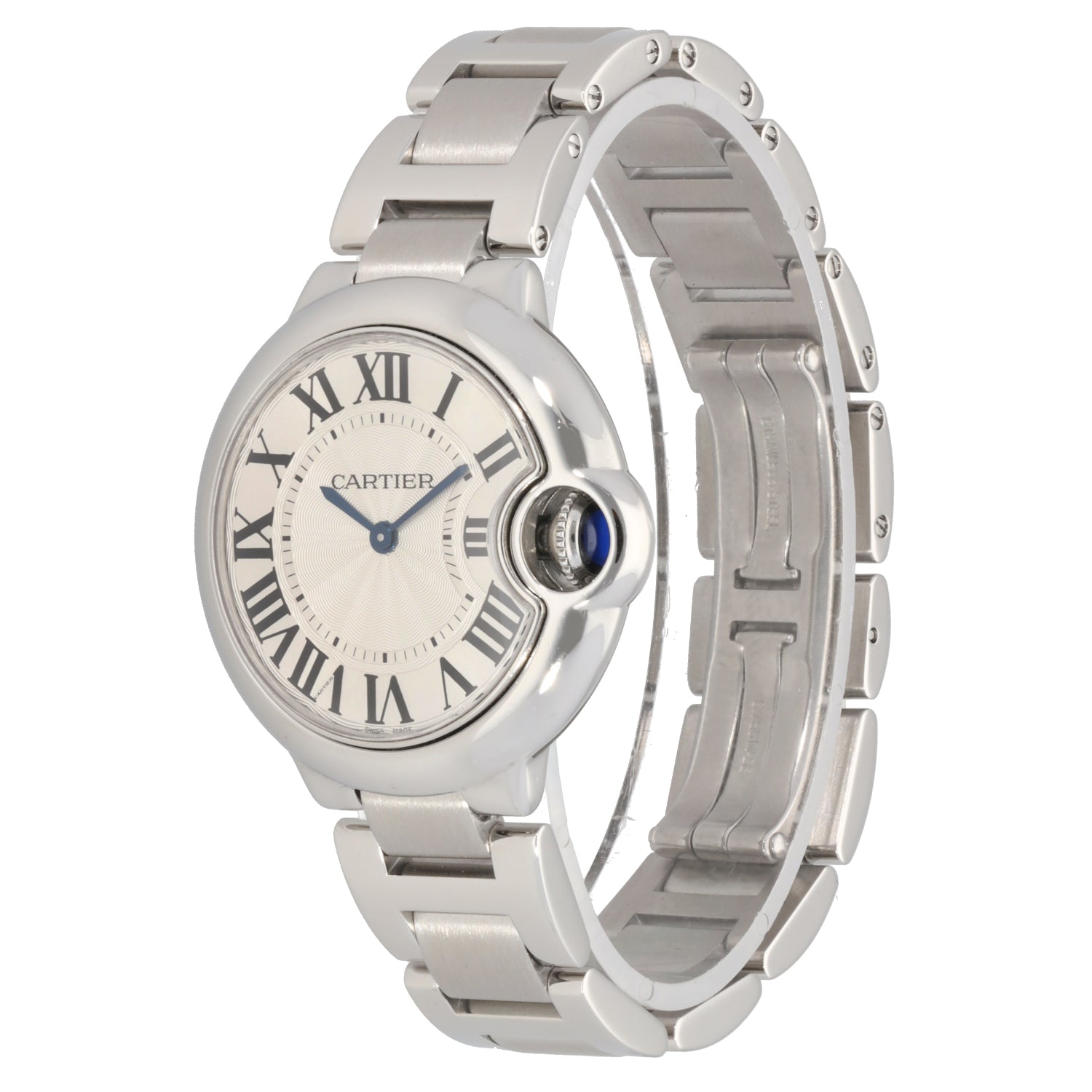 Cartier Ballon Bleu 3653 33mm Stainless Steel Watch