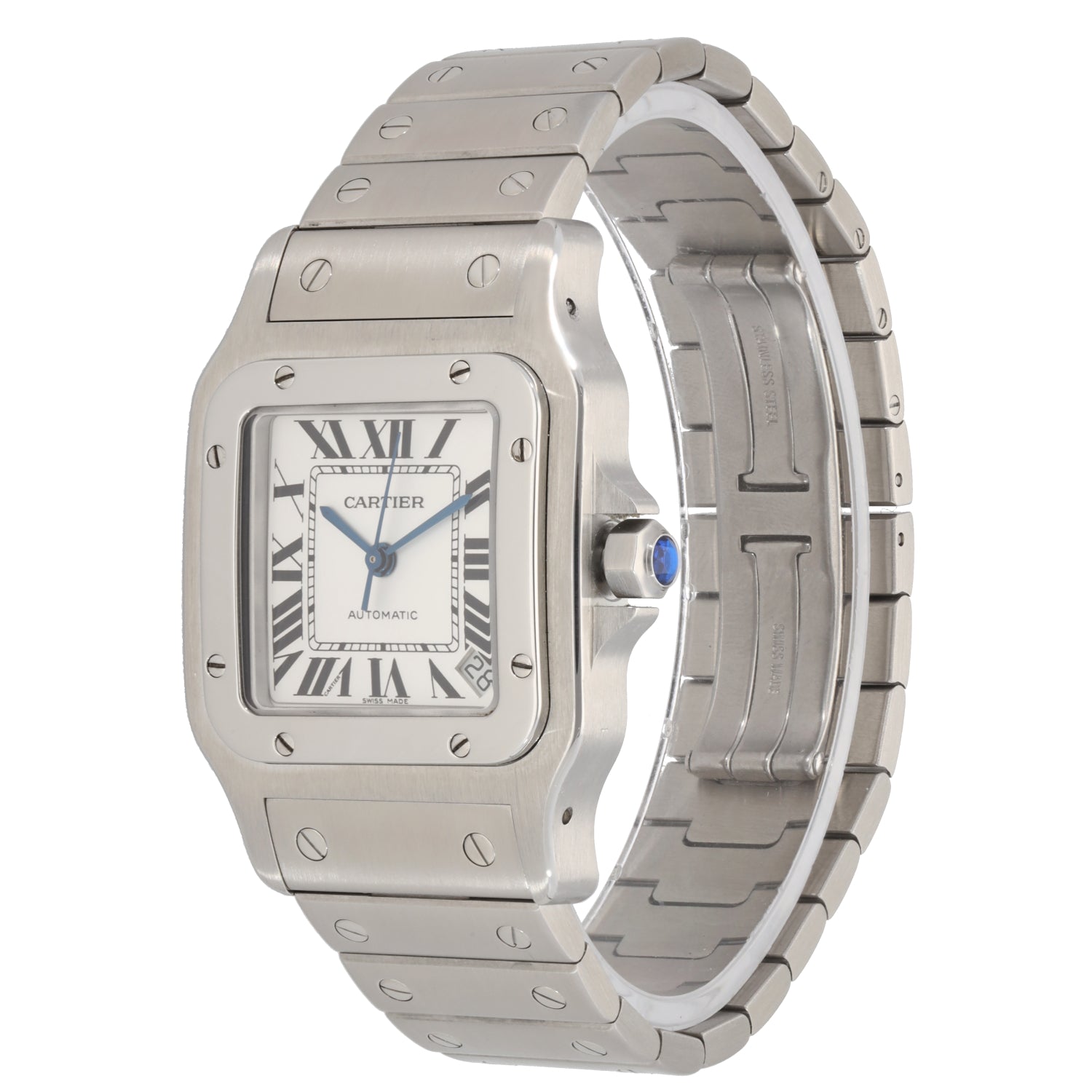 Cartier Santos W20098D6 32mm Stainless Steel Watch H T