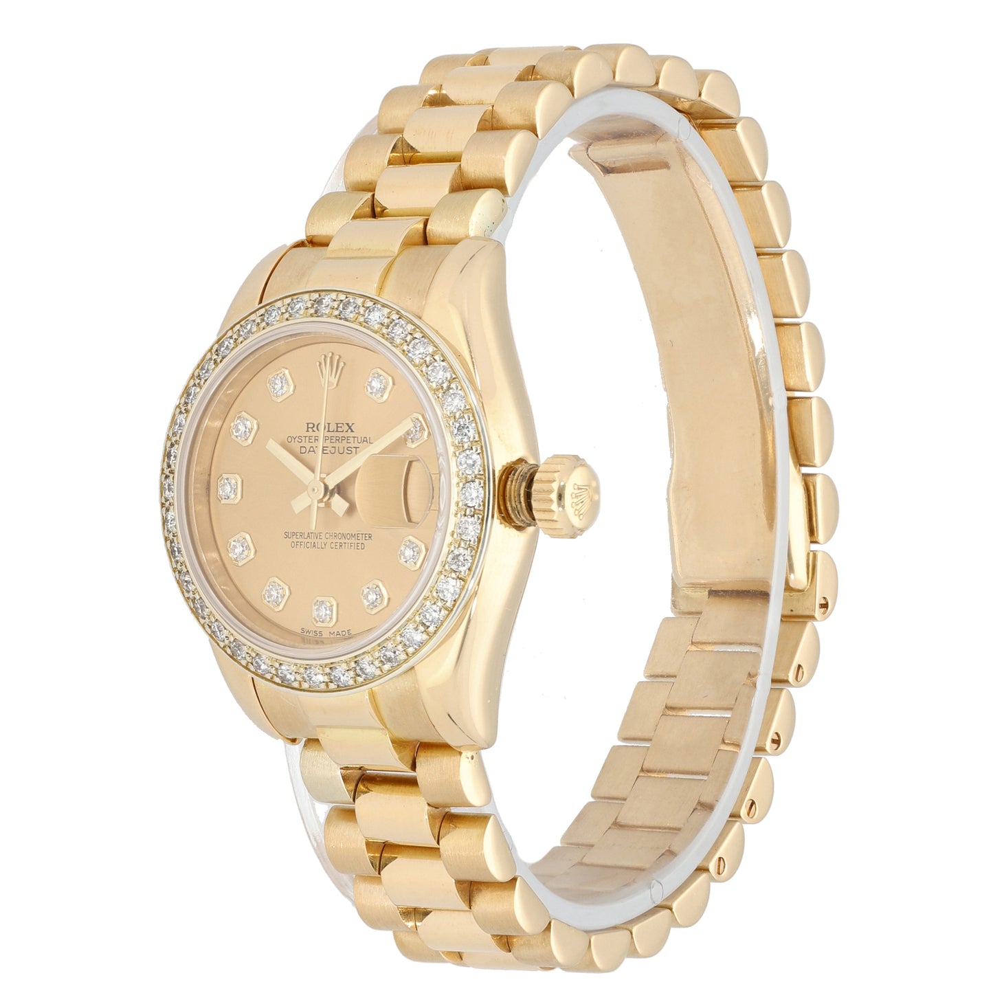 Rolex Lady Datejust 179178 26mm Gold Watch