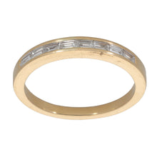 Load image into Gallery viewer, 18ct Gold 0.80ct Diamond Half Eternity Ring Size N
