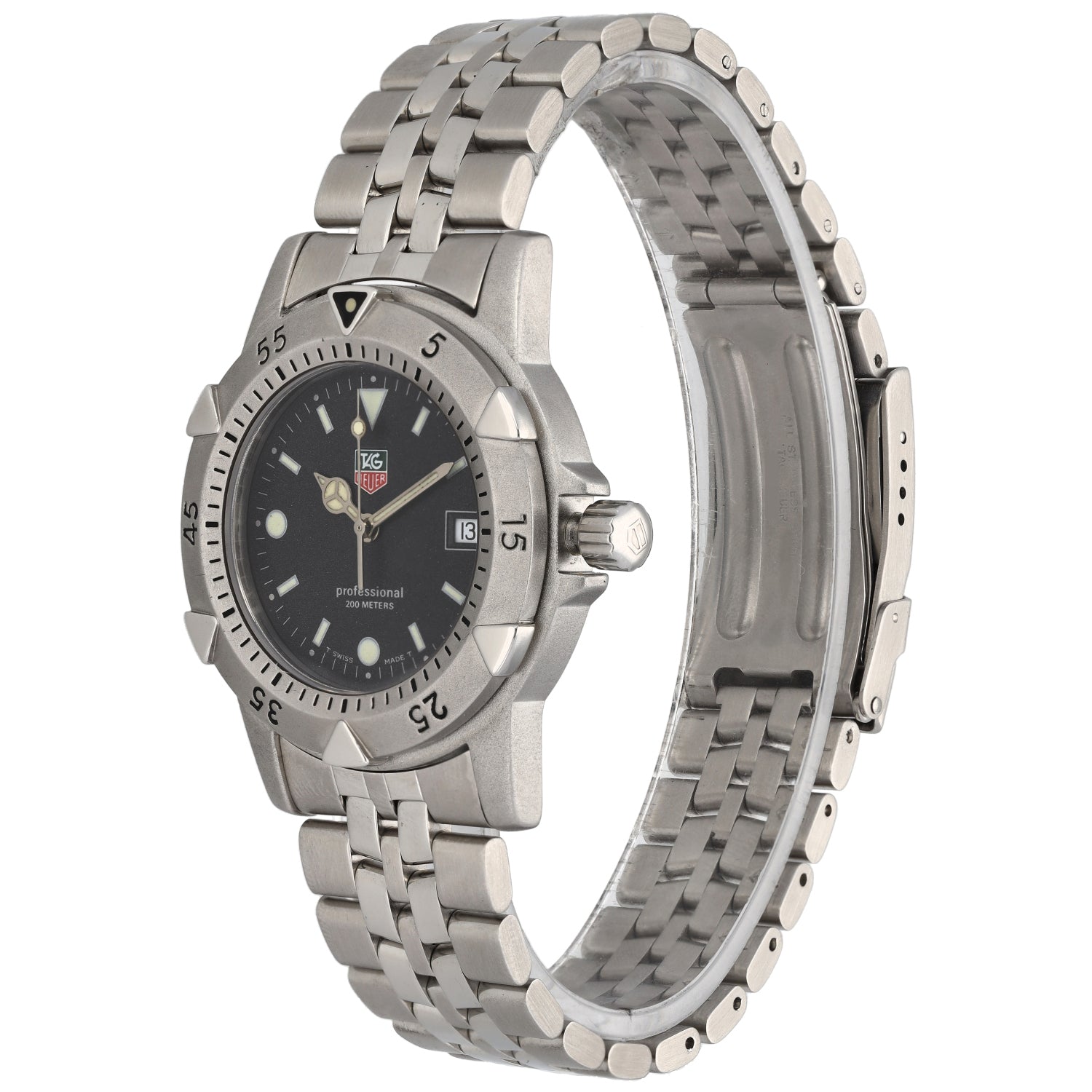 Tag Heuer 1500 Series WD1211 K 21 35mm Stainless Steel Watch