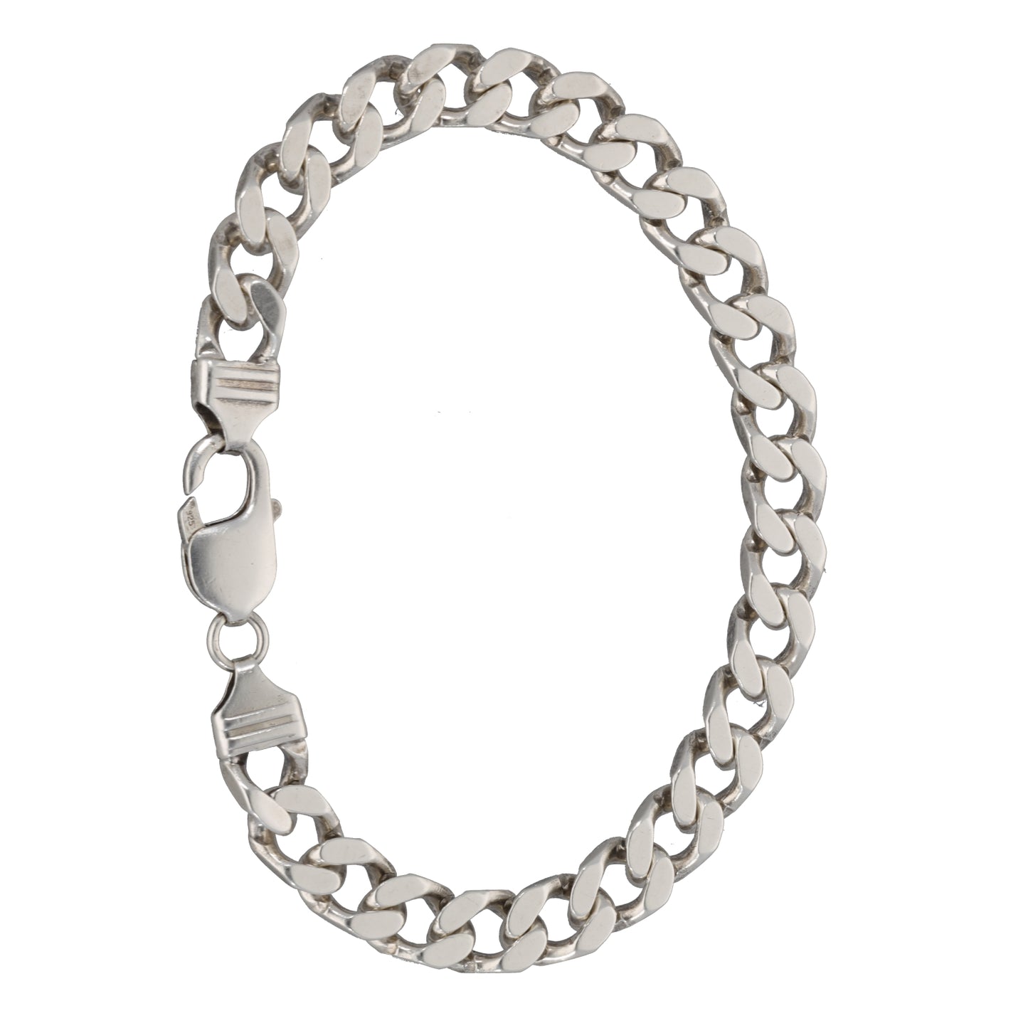 Sterling Silver Curb Bracelet