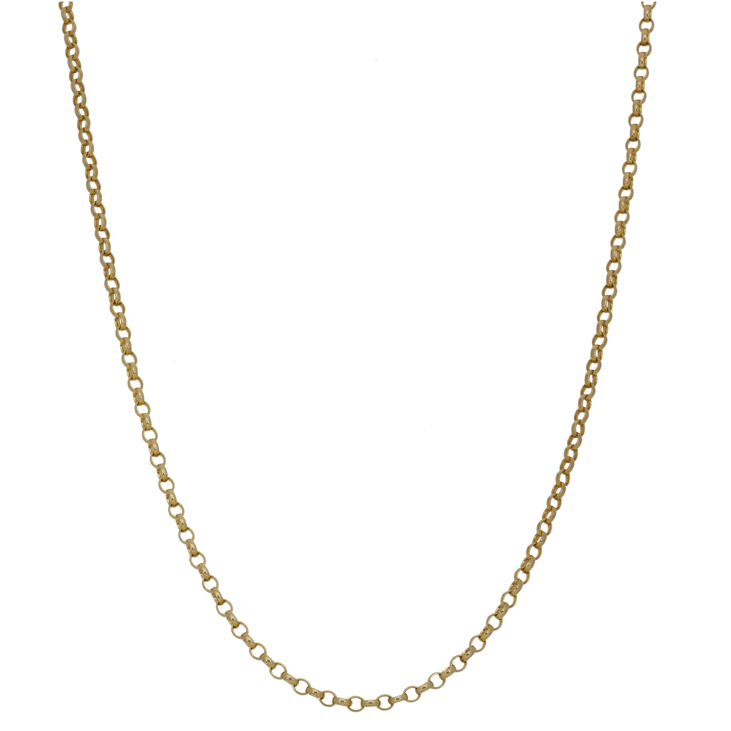 9ct Gold Belcher Chain 18"