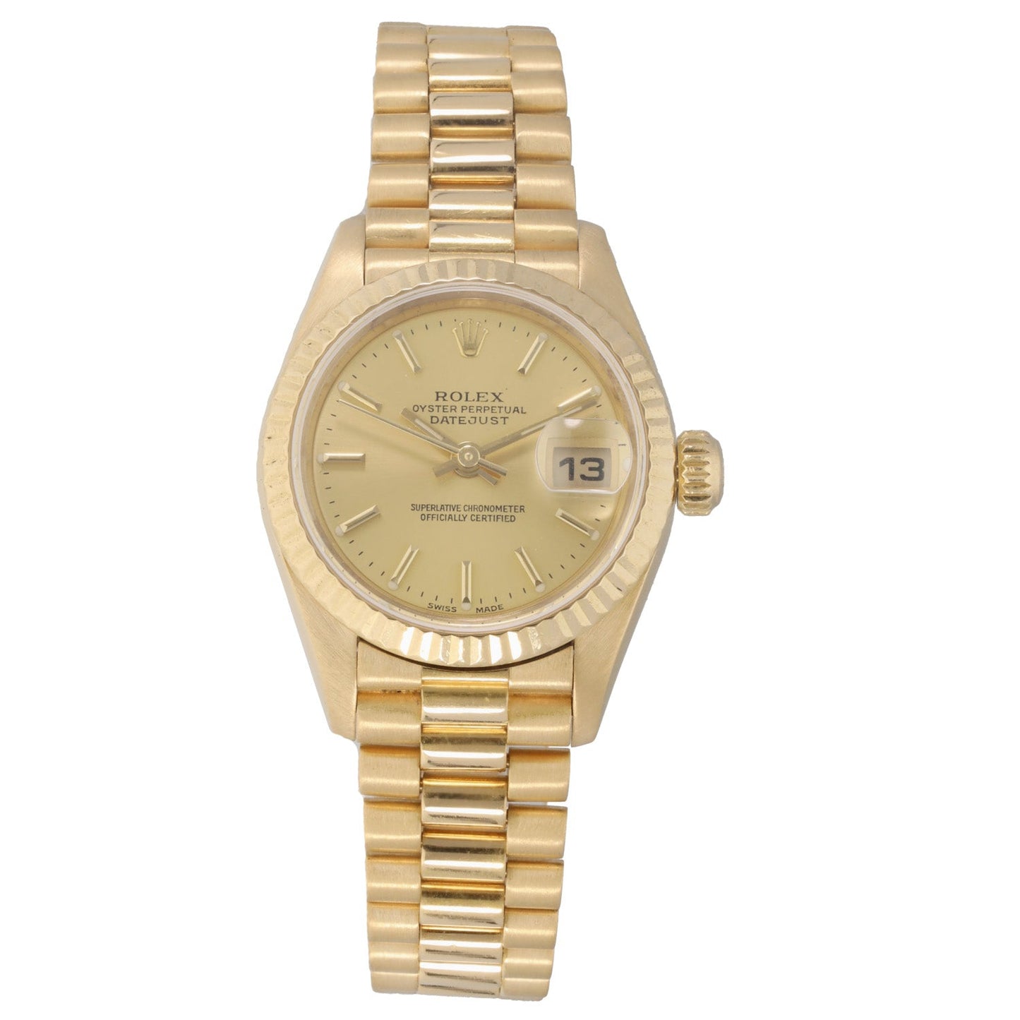 Rolex Lady Datejust 79178 26mm Gold Watch