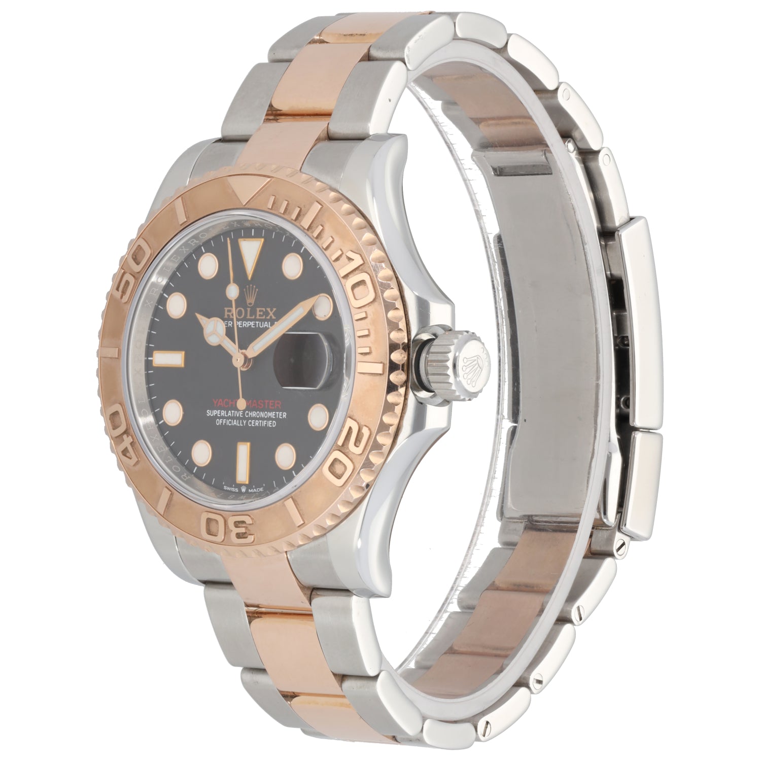 Rolex yacht master 2 online two tone rose gold