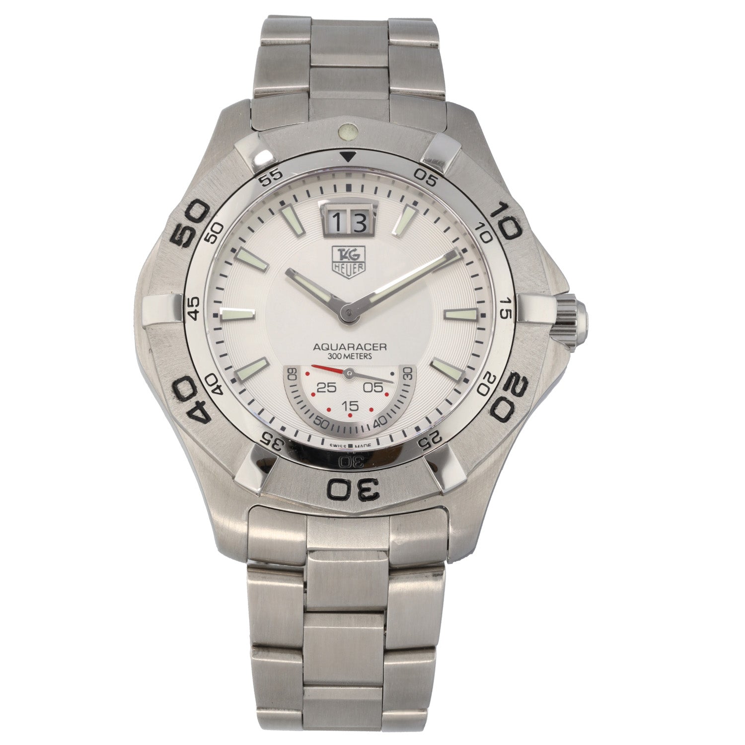 Tag Heuer Aquaracer WAF1011 41mm Stainless Steel Watch – H&T