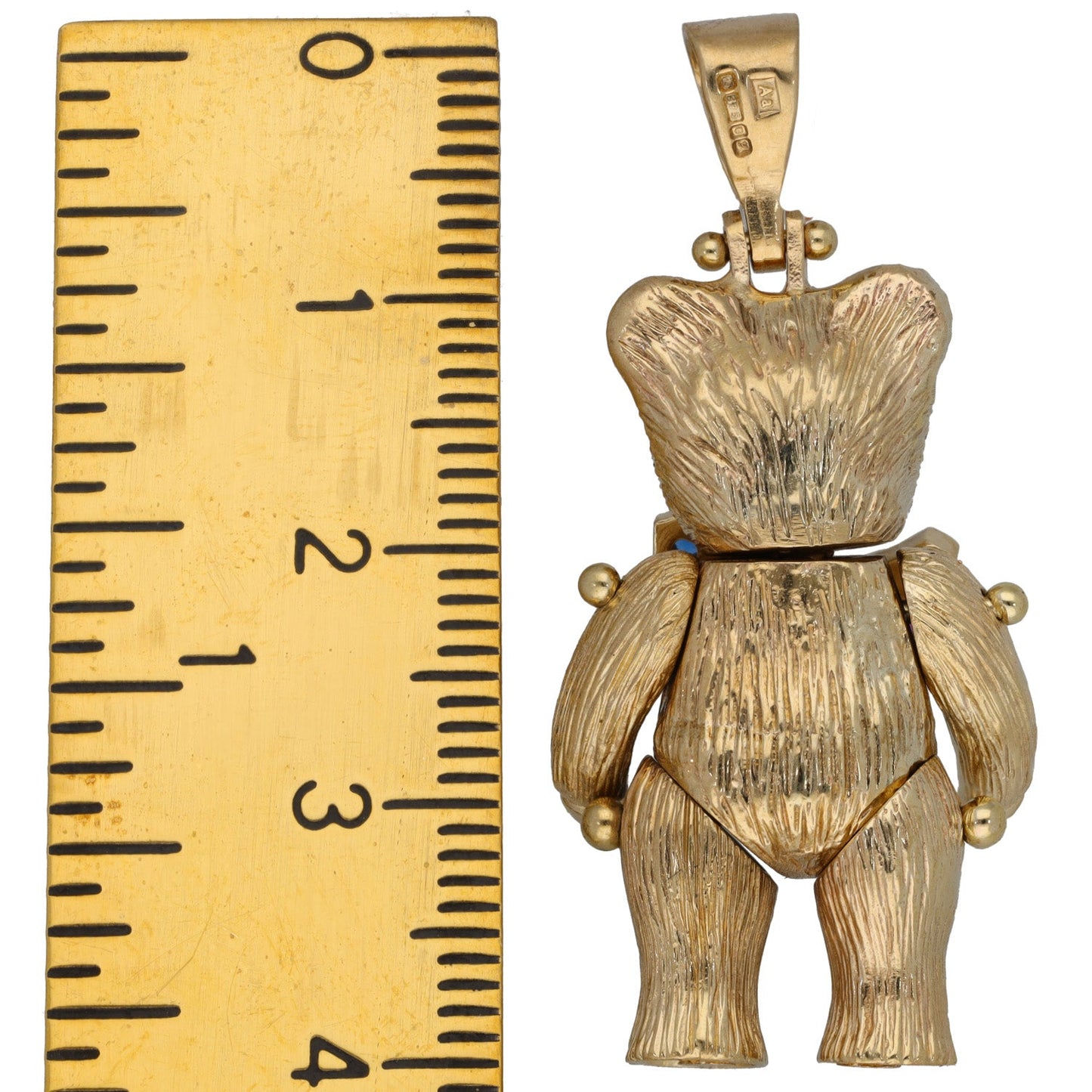 9ct Gold Imitation Teddy Bear Pendant