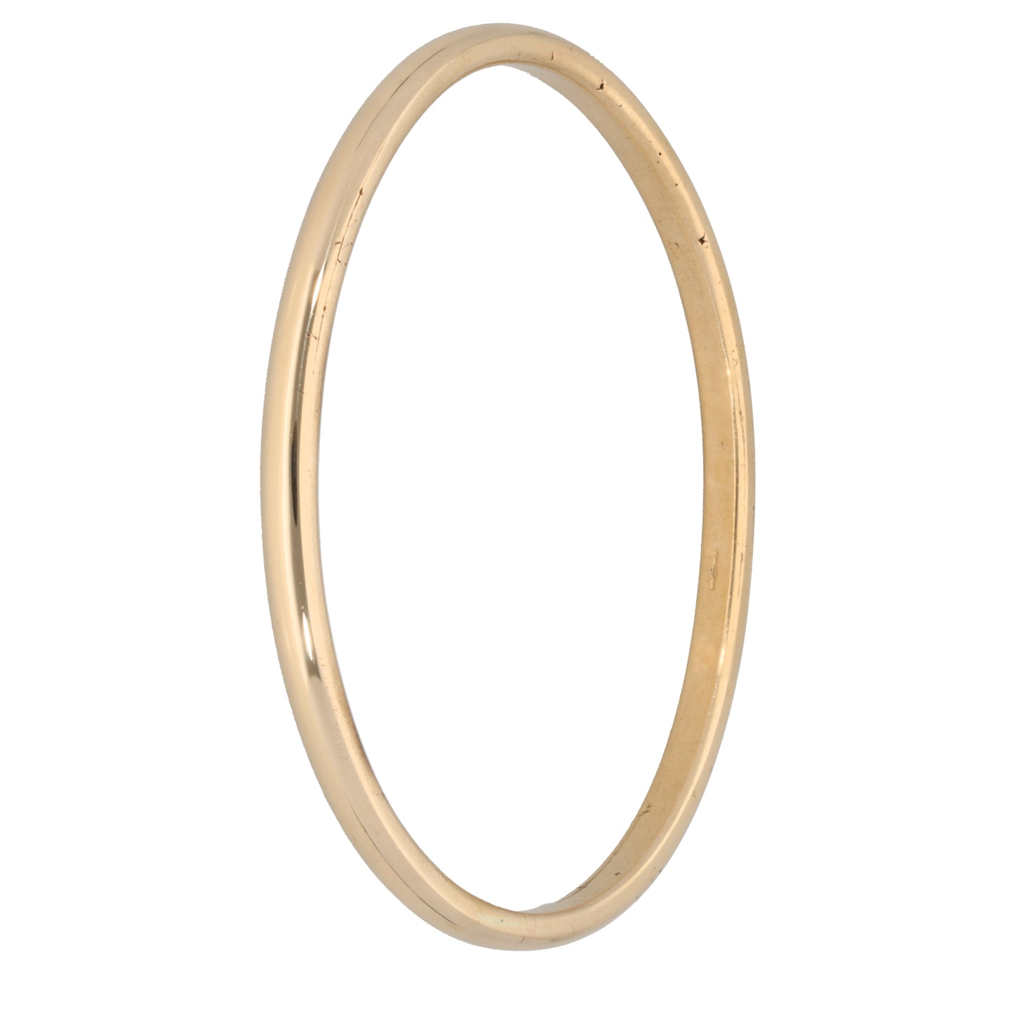 9ct Gold Plain Bangle