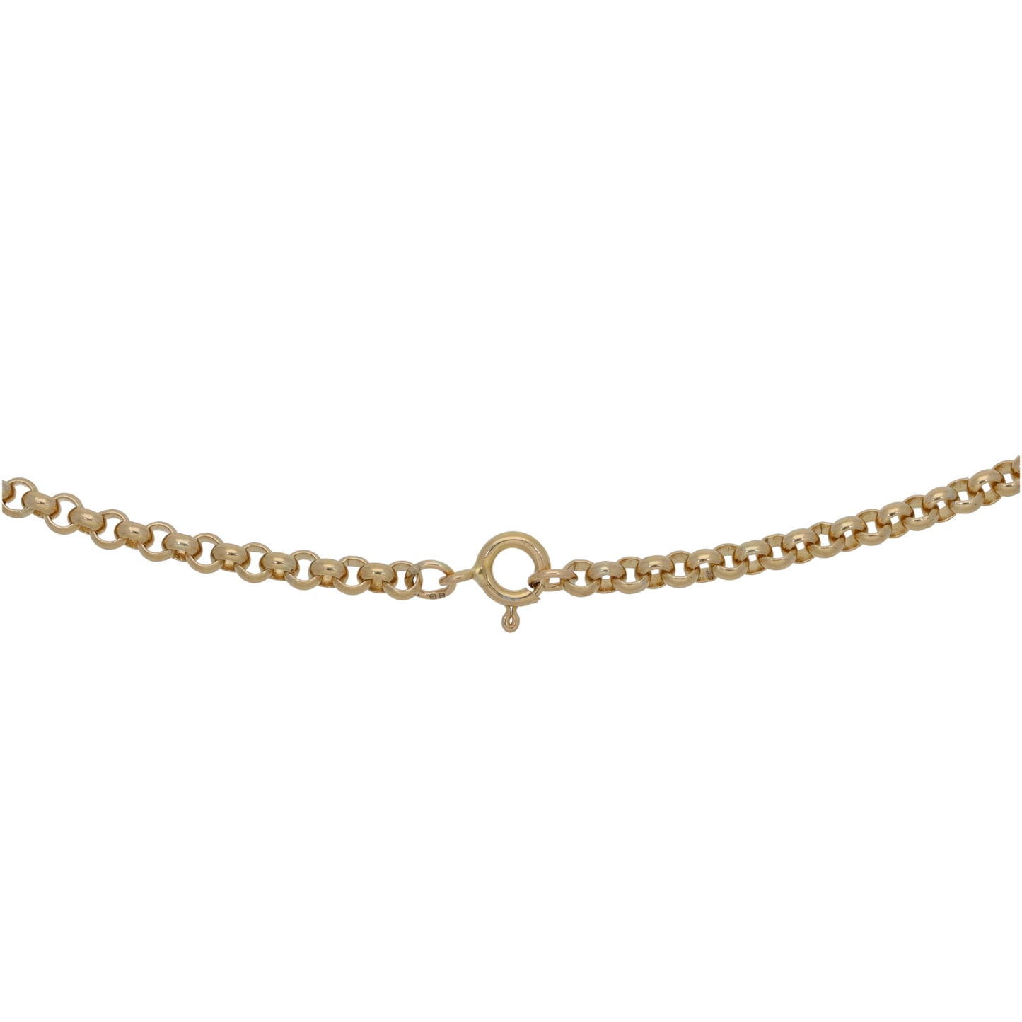 9ct Gold Belcher Chain 15"