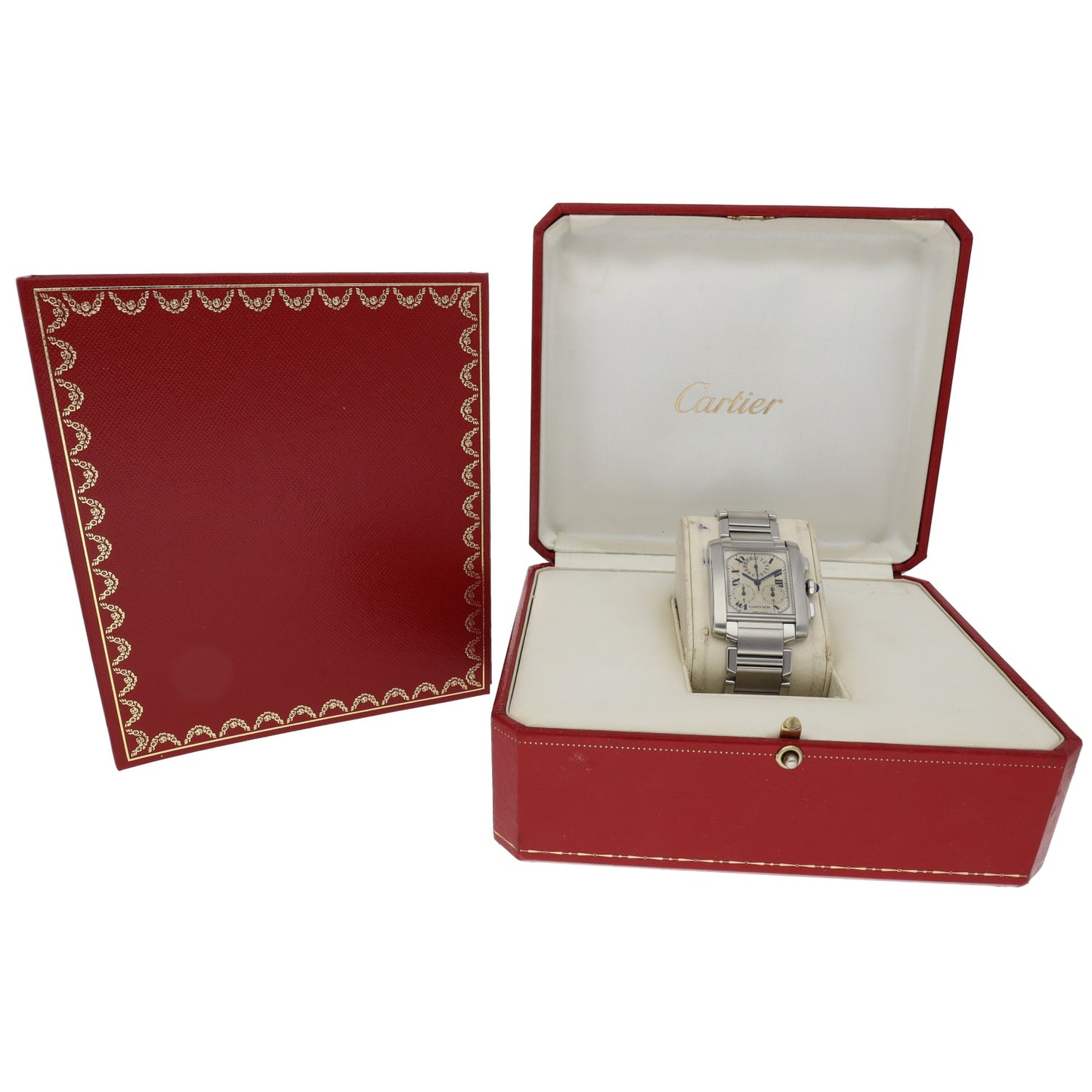 Cartier Tank Francaise 2303 28mm Stainless Steel Watch