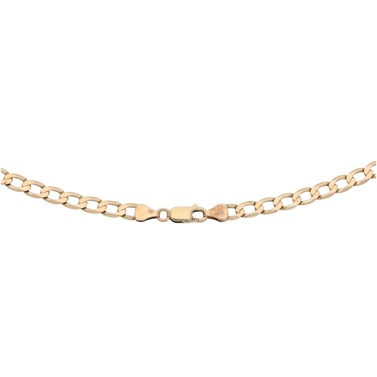 9ct Gold Curb Chain 20"