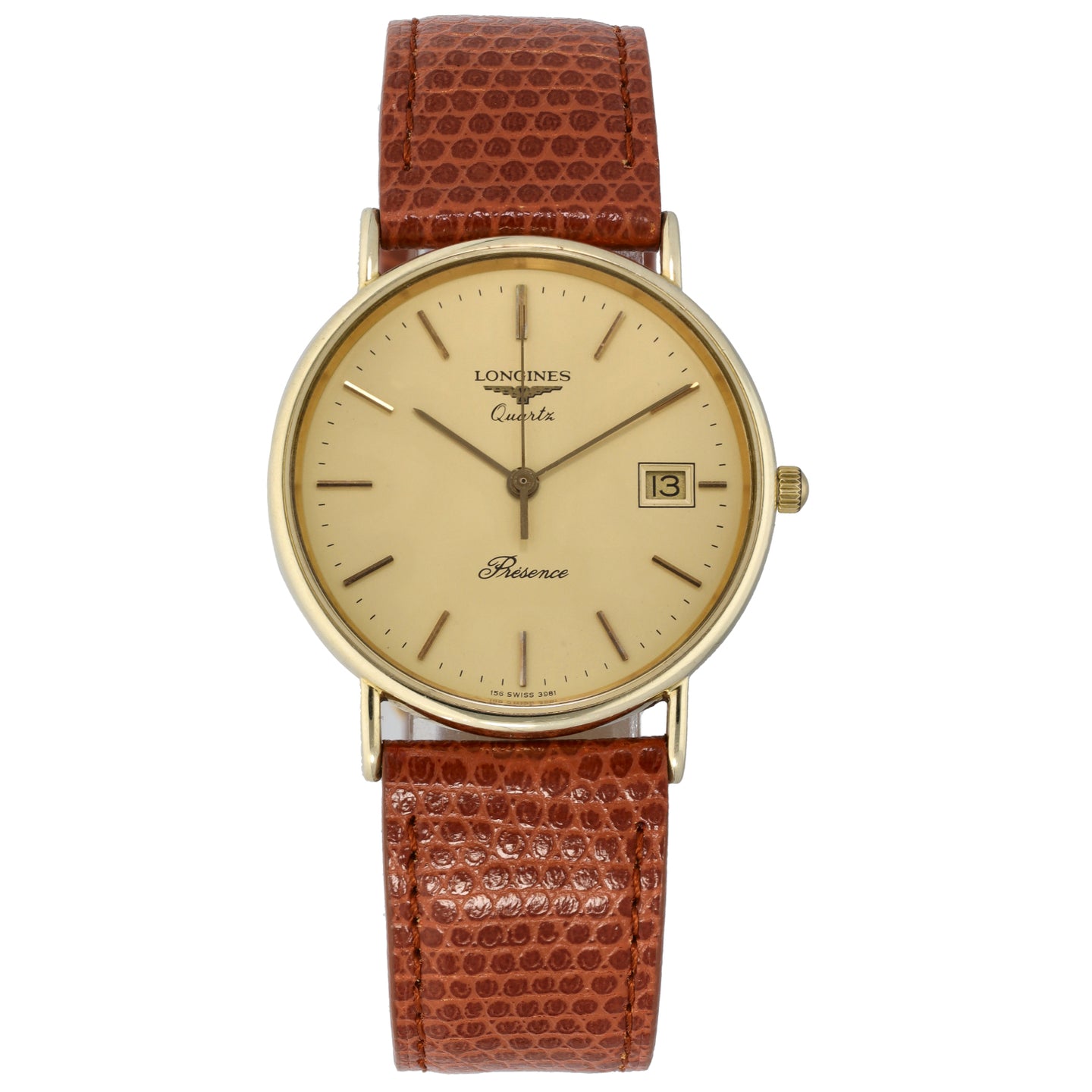 Longines Presence 32mm Gold Watch H T