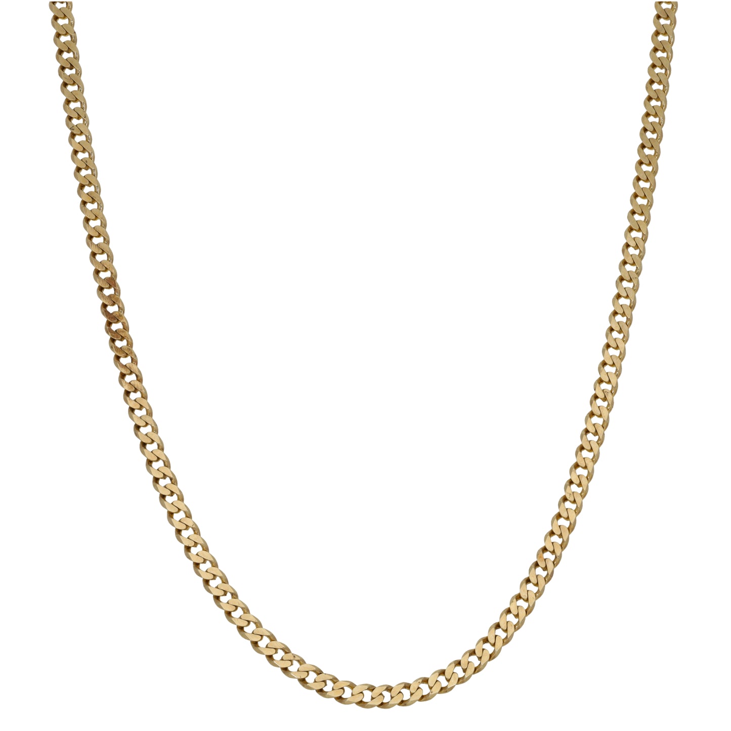 9ct Gold Curb Chain 30"