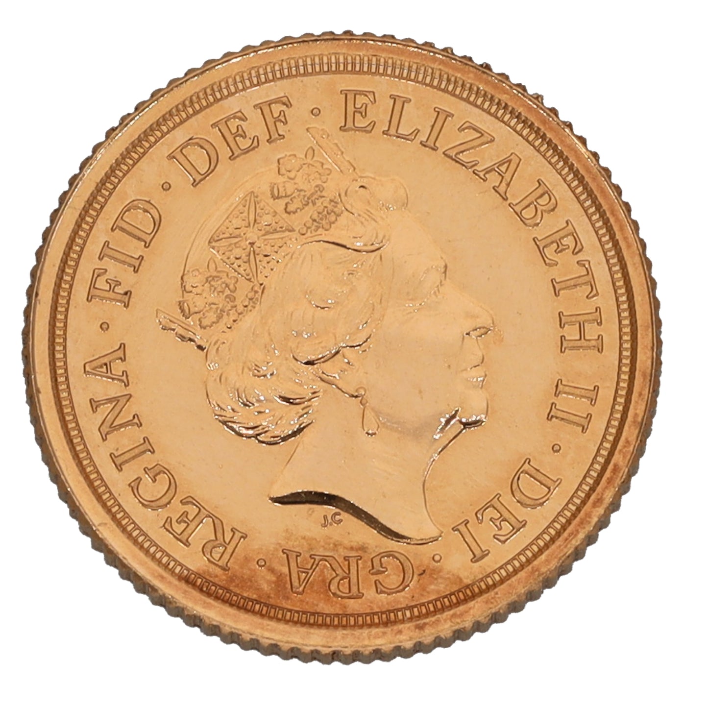 22ct Gold Queen Elizabeth II Quarter Sovereign Coin 2022