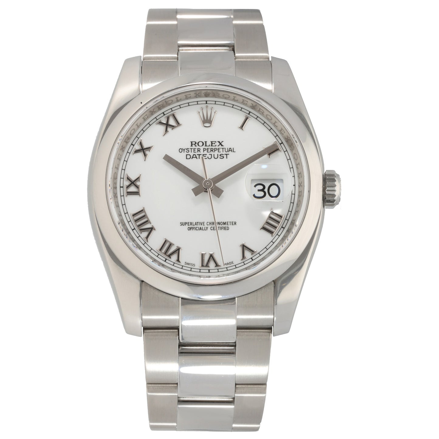 Rolex Datejust 116200 36mm Stainless Steel Watch