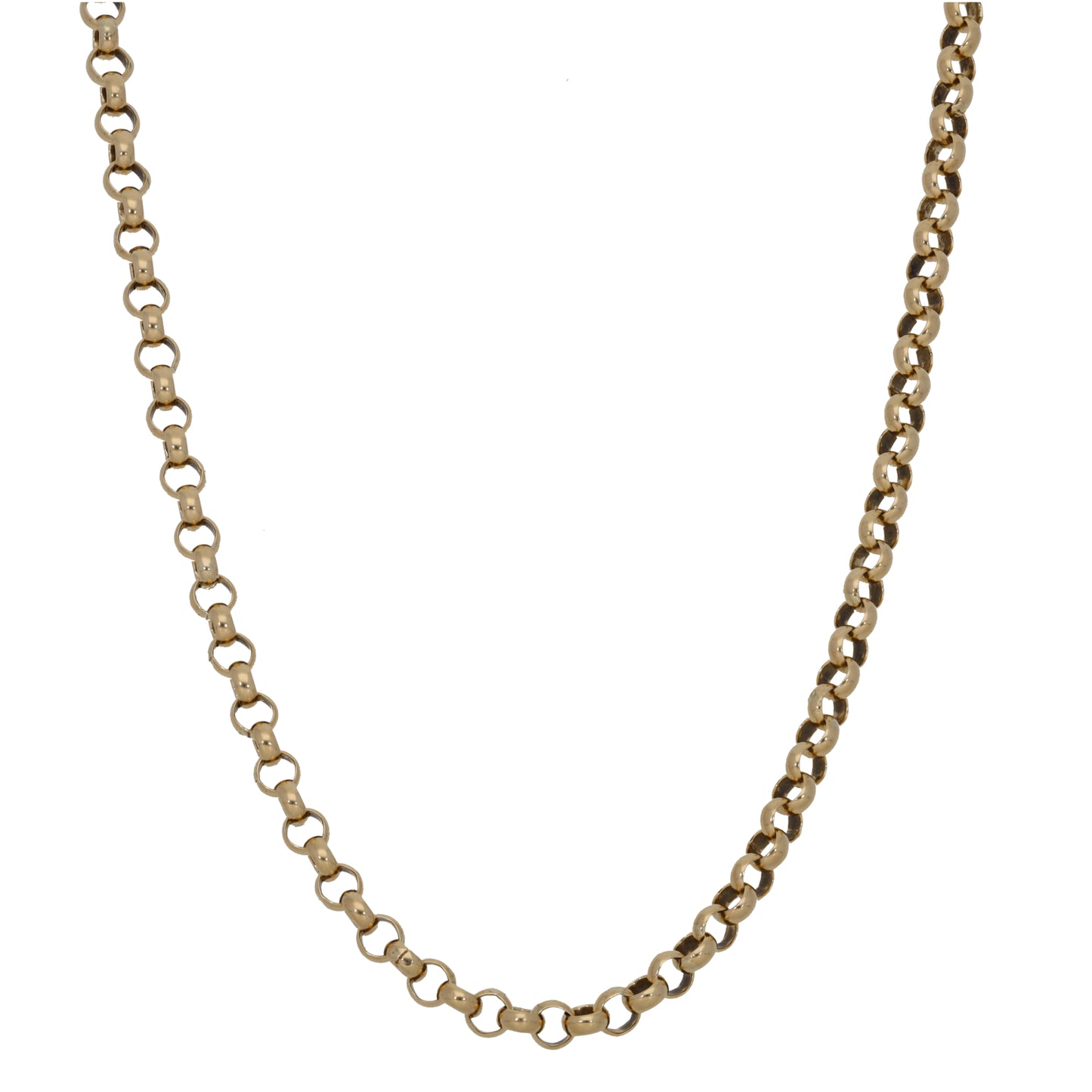 9ct Gold Belcher Chain 18"