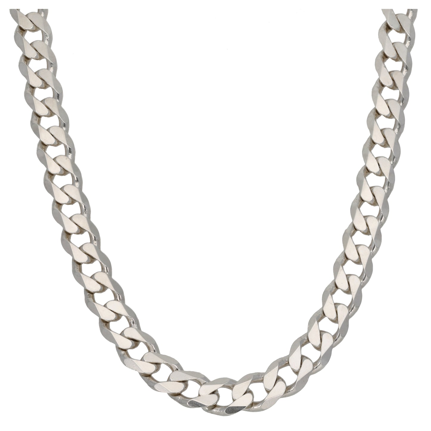 Silver Sterling Curb Chain 20"