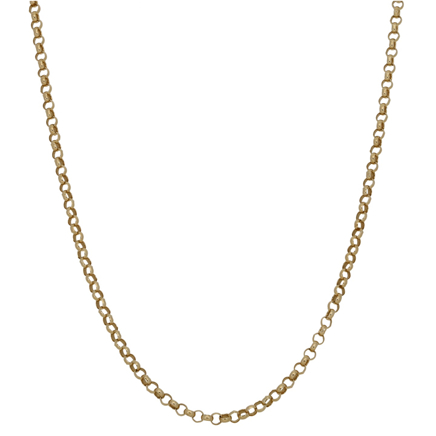 9ct Gold Belcher Chain 22