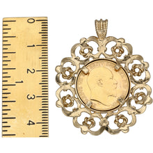 Load image into Gallery viewer, 9ct Gold Coin Pendant
