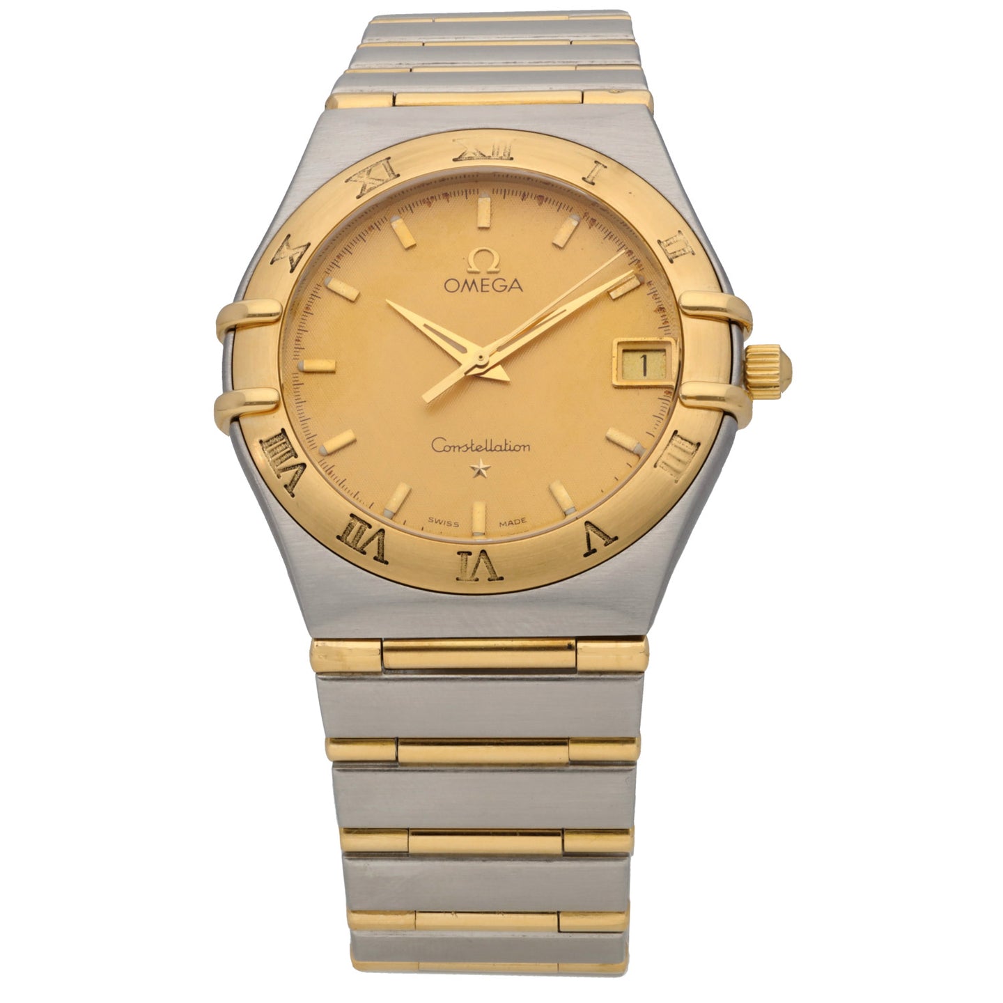 Omega constellation quartz deals mens watch