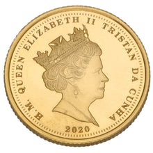 Load image into Gallery viewer, 22ct Gold Queen Elizabeth II King George III Quarter Sovereign Coin 2020
