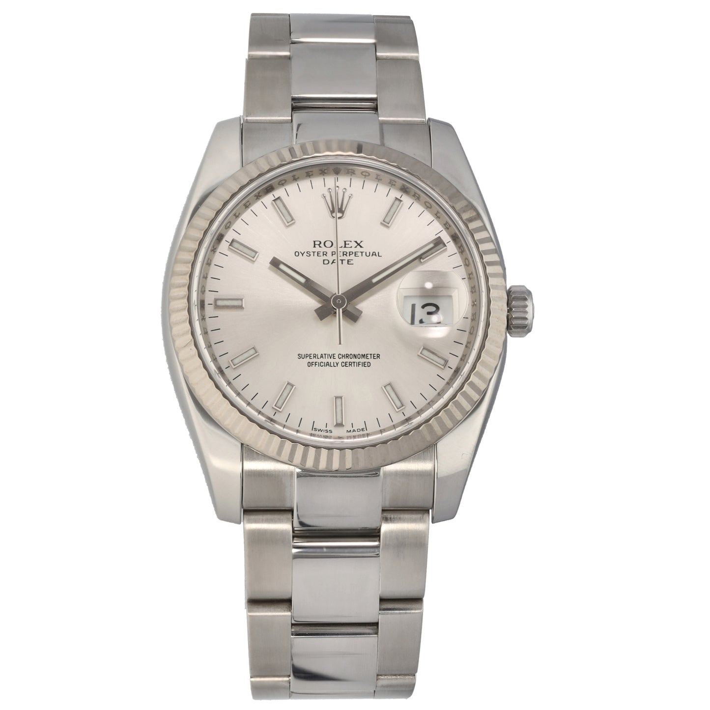 Rolex Oyster Perpetual Date 115234 34mm Stainless Steel Watch