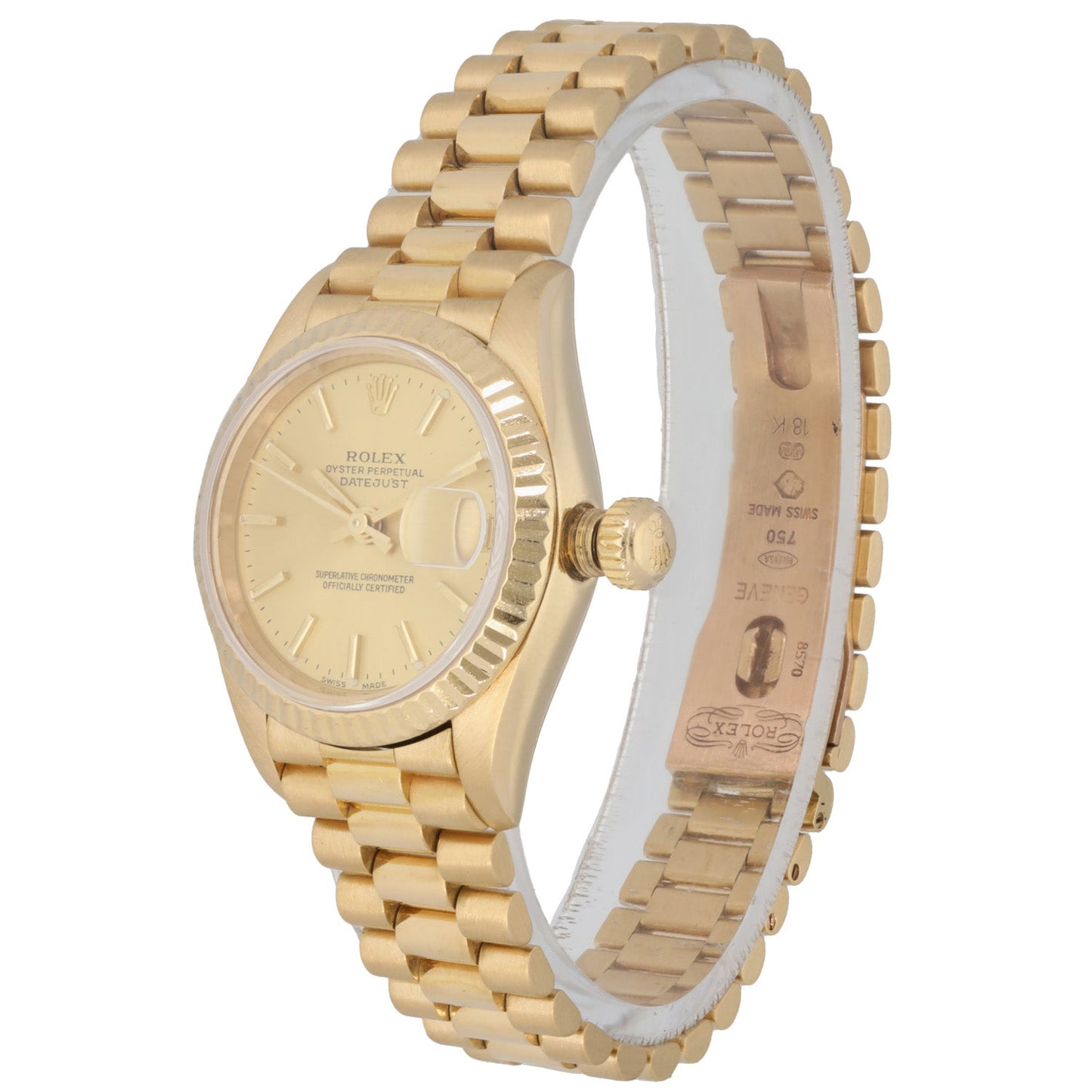 Rolex Lady Datejust 79178 26mm Gold Watch