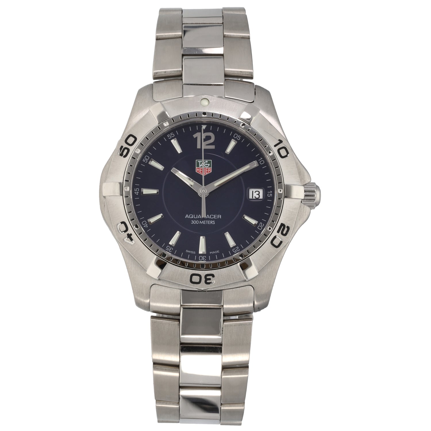 Tag Heuer Aquaracer WAF1113 38mm Stainless Steel Watch – H&T