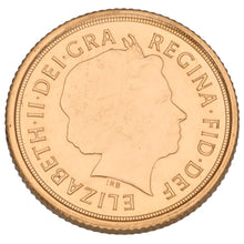 Load image into Gallery viewer, 22ct Gold Queen Elizabeth II Quarter Sovereign Coin 2010
