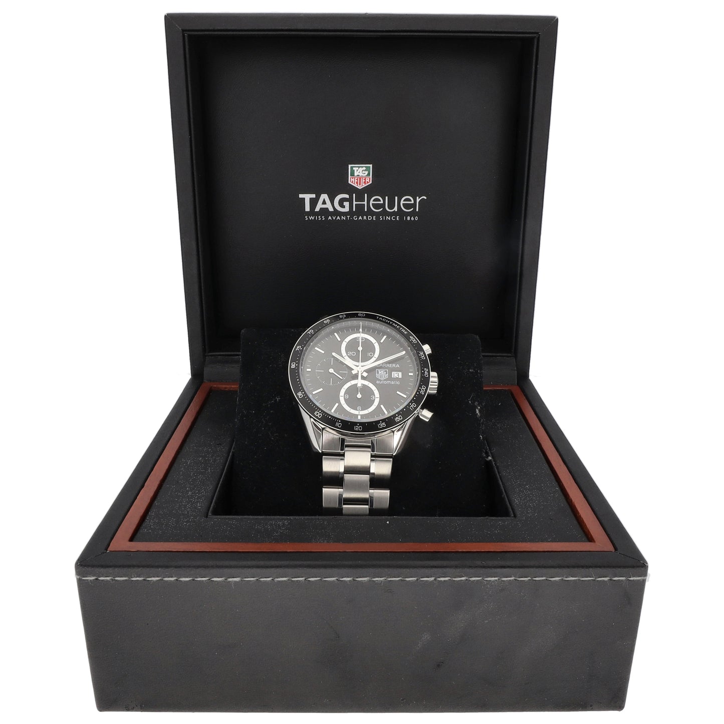 Tag Heuer Carrera CV2010-3 41mm Stainless Steel Mens Watch