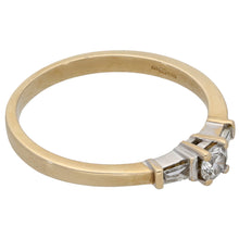 Load image into Gallery viewer, 9ct Gold 0.21ct Diamond Trilogy Ring Size M
