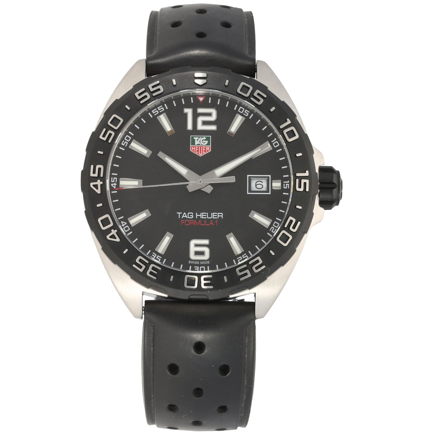 Tag Heuer Formula 1 WAZ1110 41mm Stainless Steel Watch – H&T