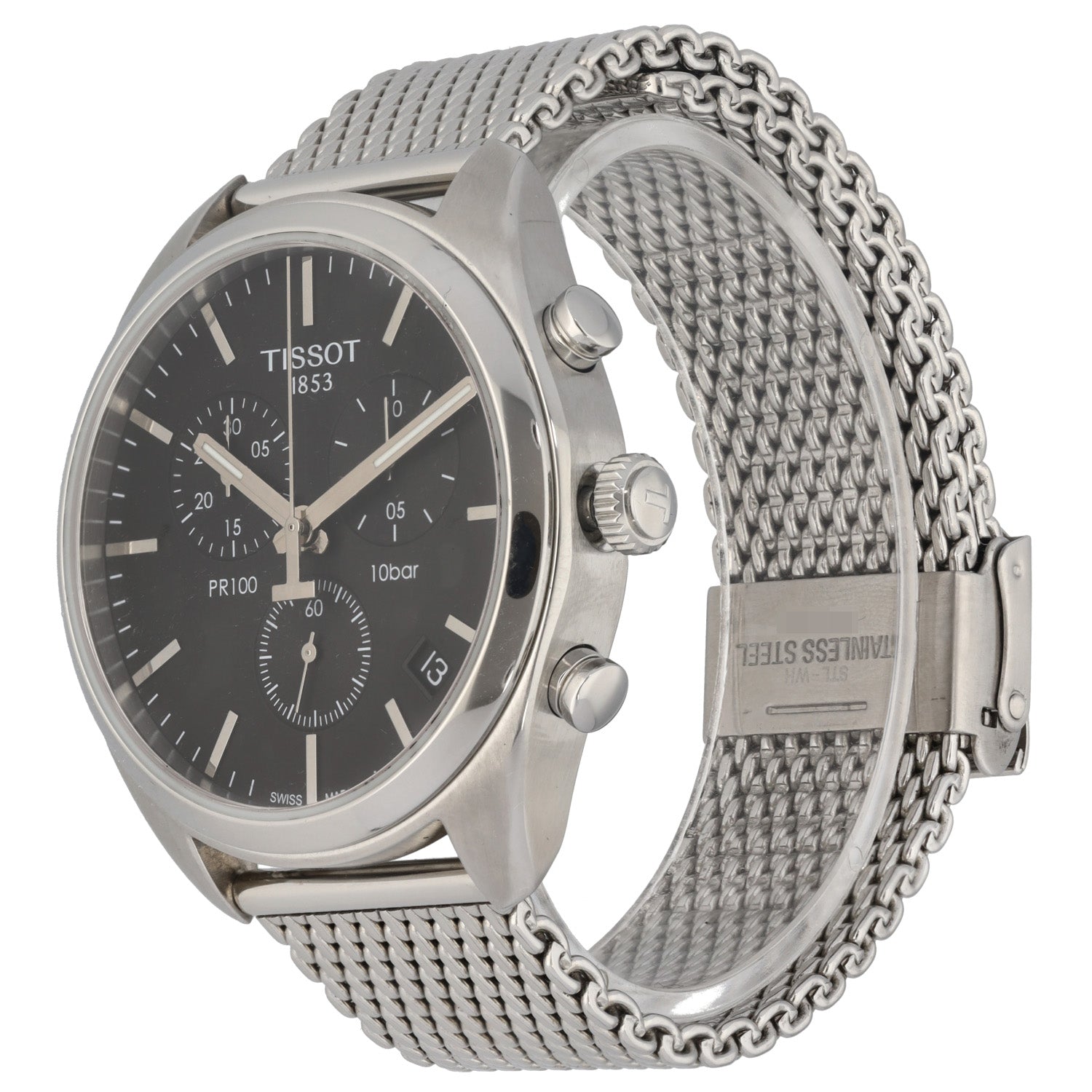 Tissot PR100 T101417A 41mm Stainless Steel Watch