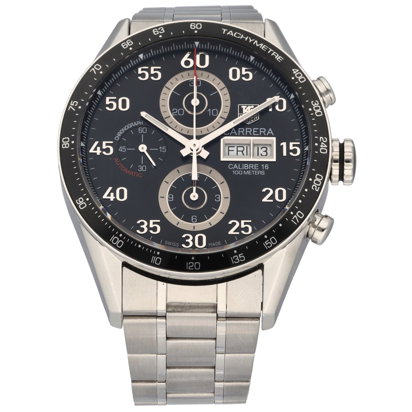 Tag Heuer Carrera CV2A10 43mm Stainless Steel Watch