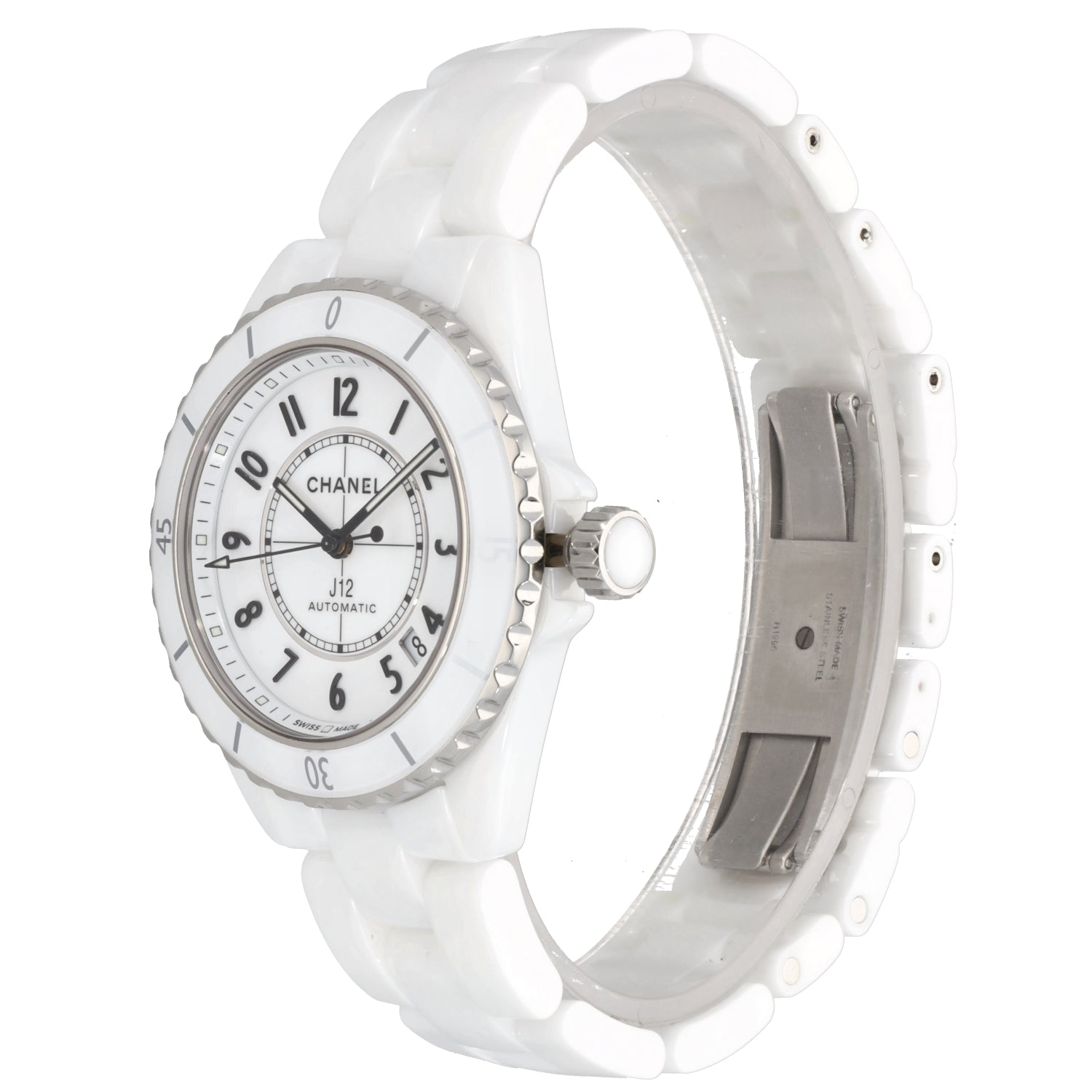 Ceramic Diamond Dial Watch