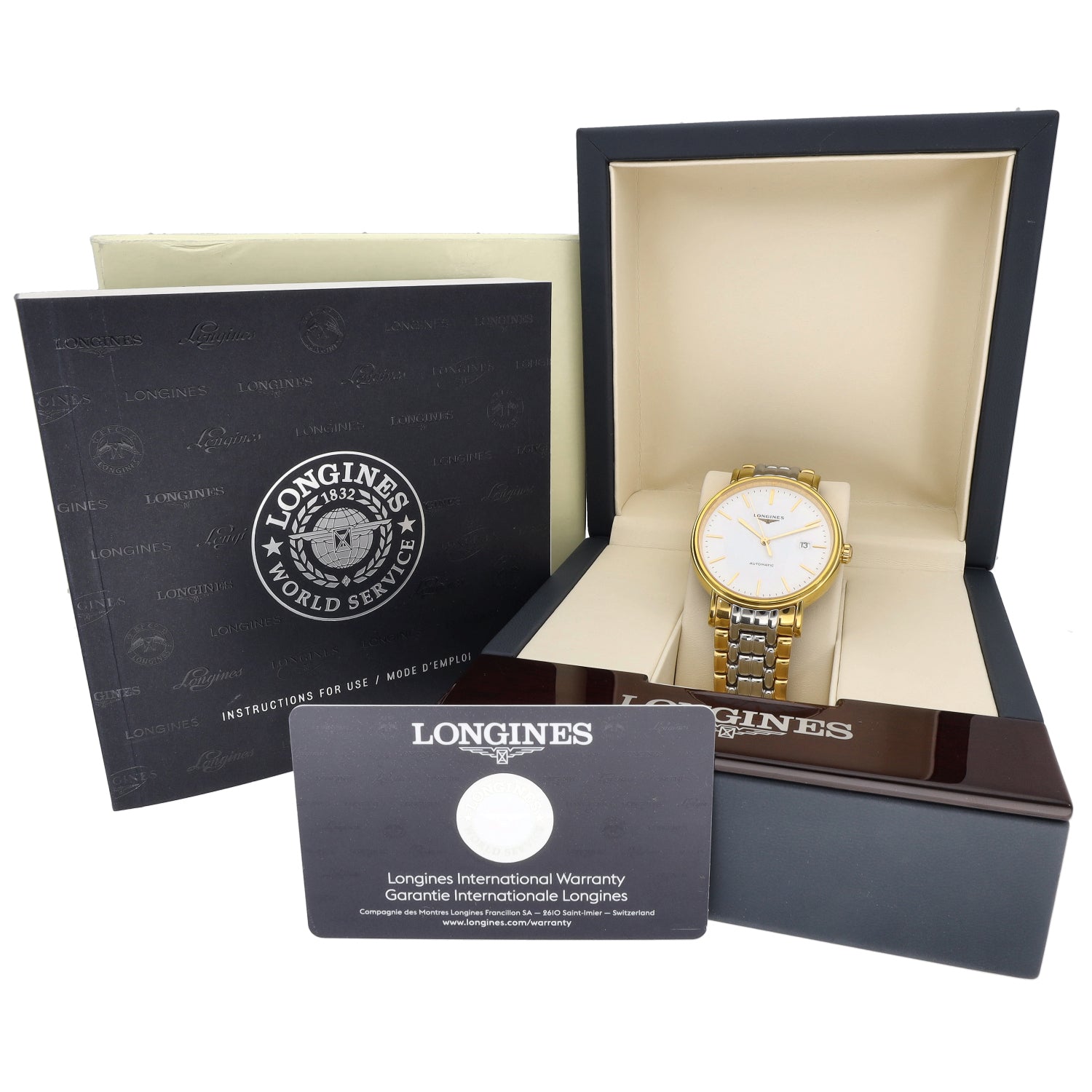 Longines Presence L4.922.2 40mm Gold Plated Watch