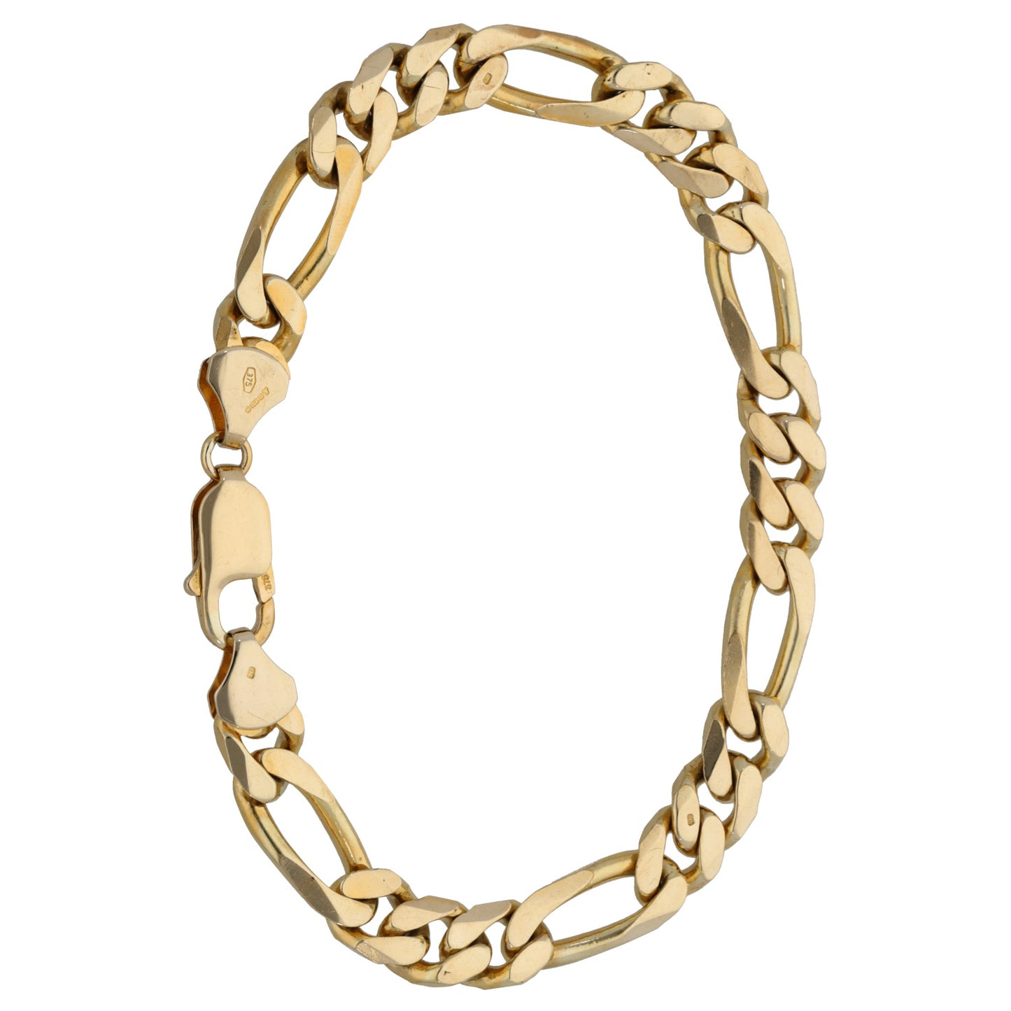 9ct Gold Figaro Bracelet