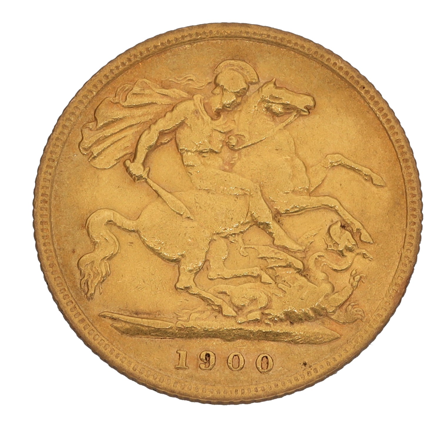 22ct Gold Queen Victoria Half Sovereign Coin 1900 – H&T