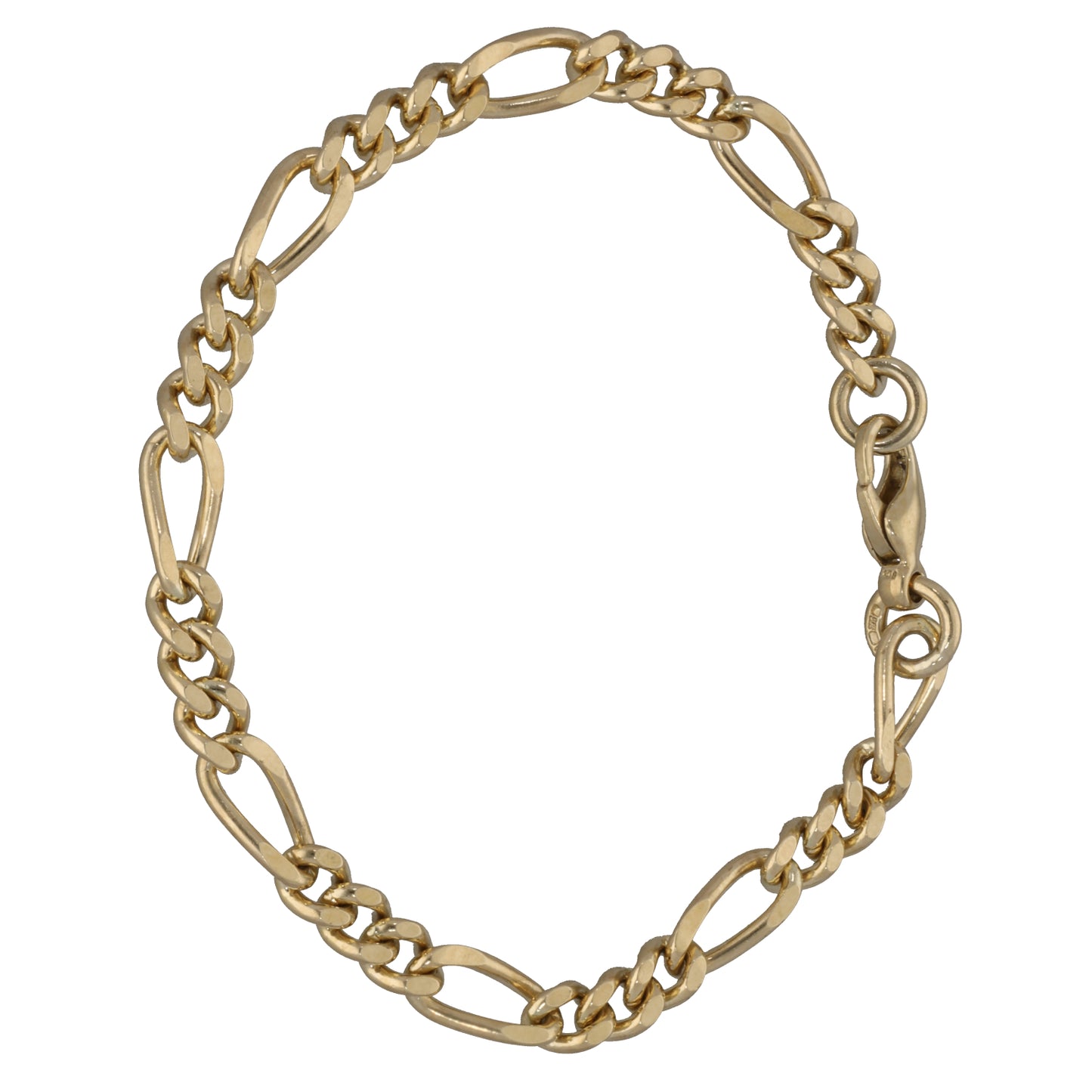 9ct Gold Figaro Bracelet