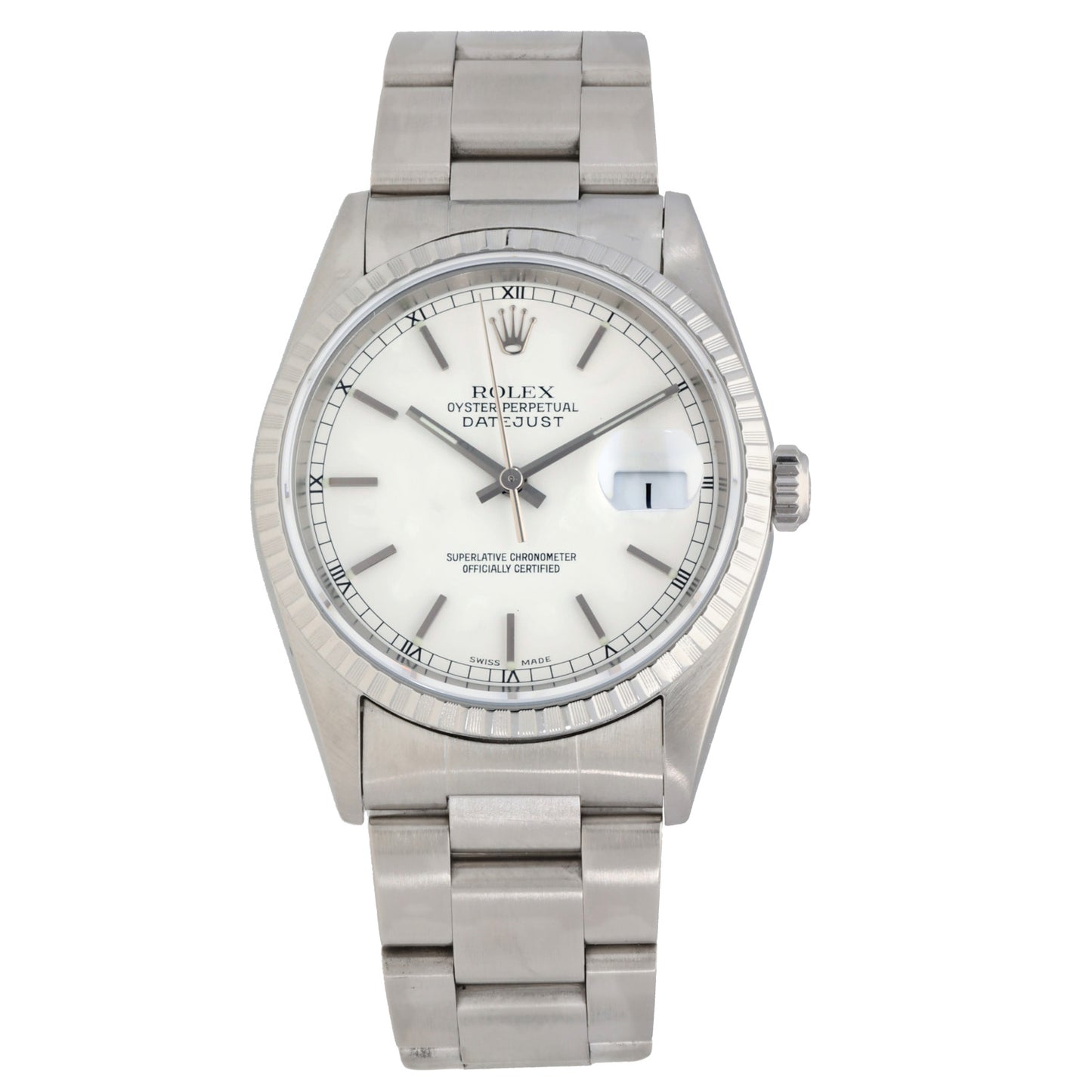 Rolex Datejust 16220 36mm Stainless Steel Watch – H&T