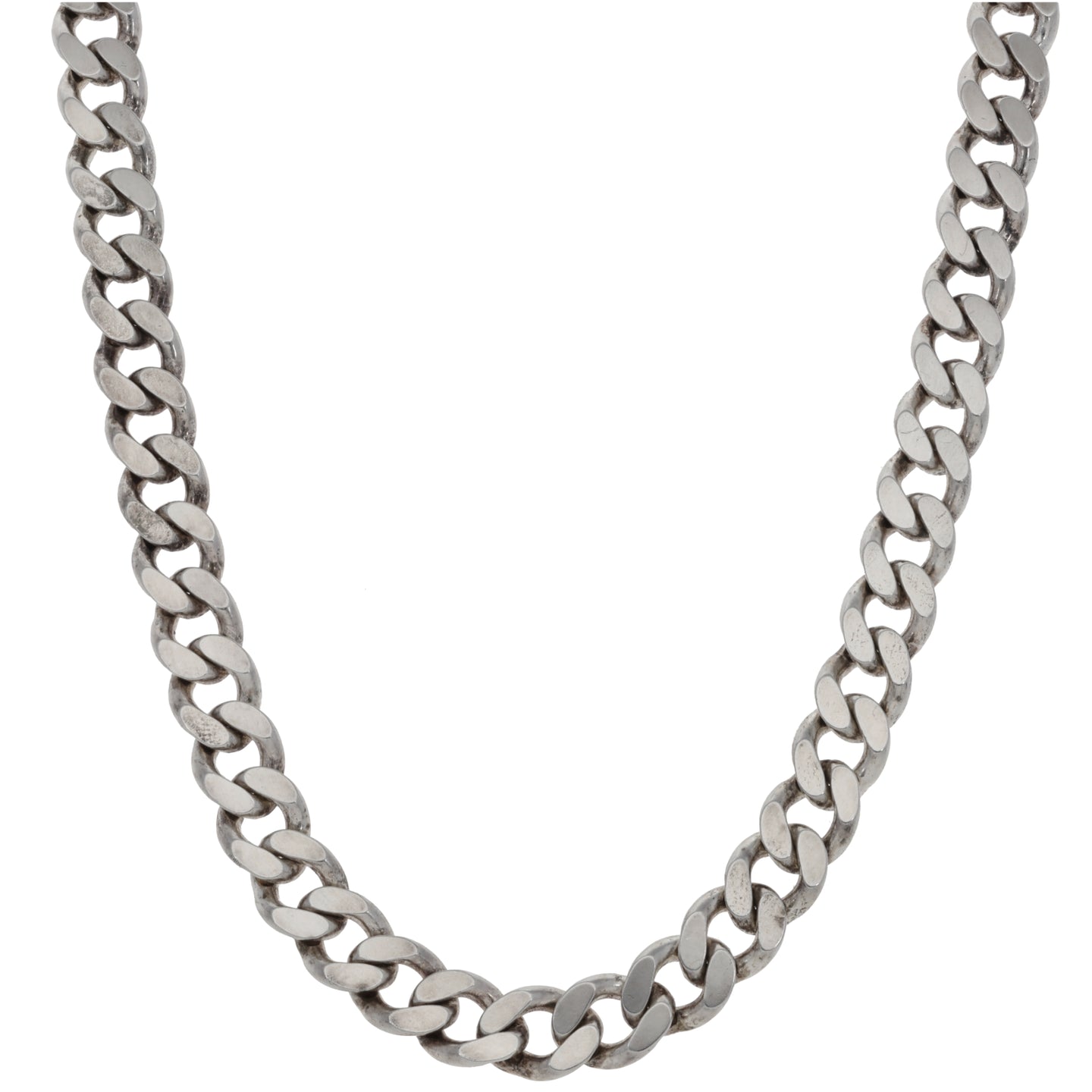 Sterling Silver Double Curb Chain 18