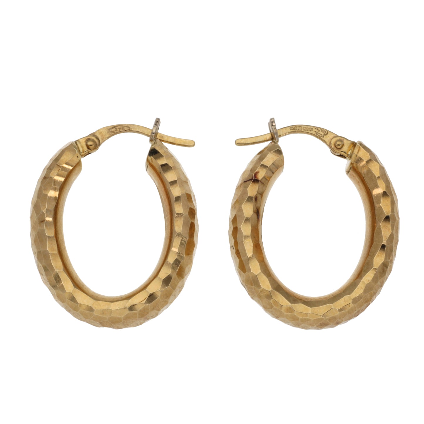 9ct Gold Creole Earrings