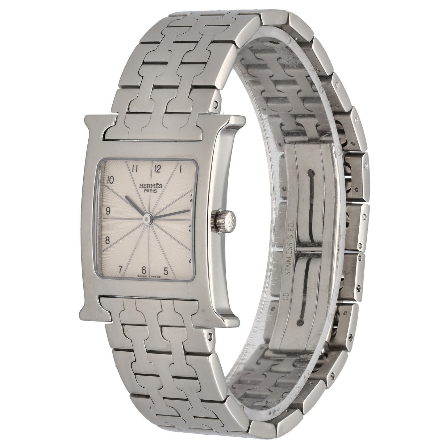 Hermes Heure H H1 510 26mm Stainless Steel Watch