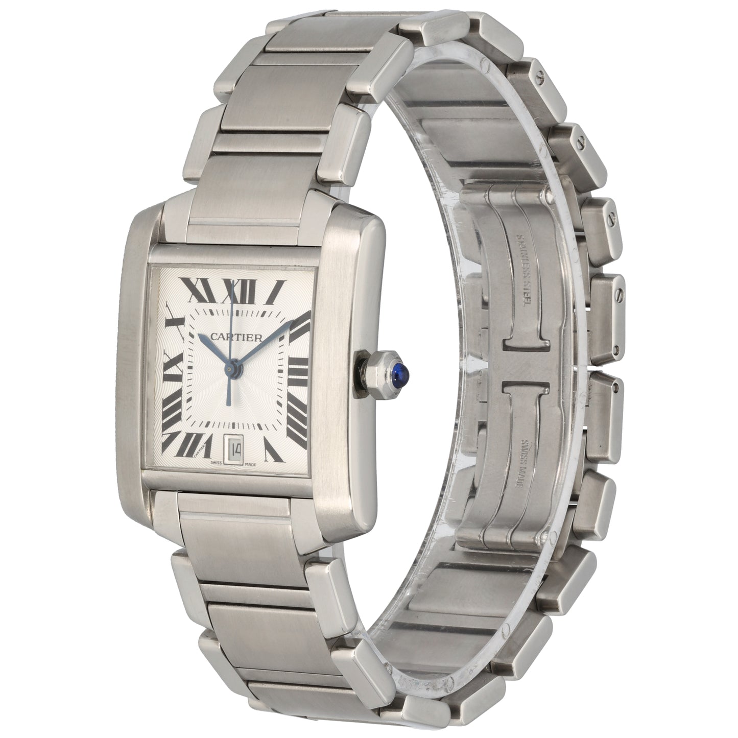 Cartier Tank Francaise 2302 28mm Stainless Steel Watch