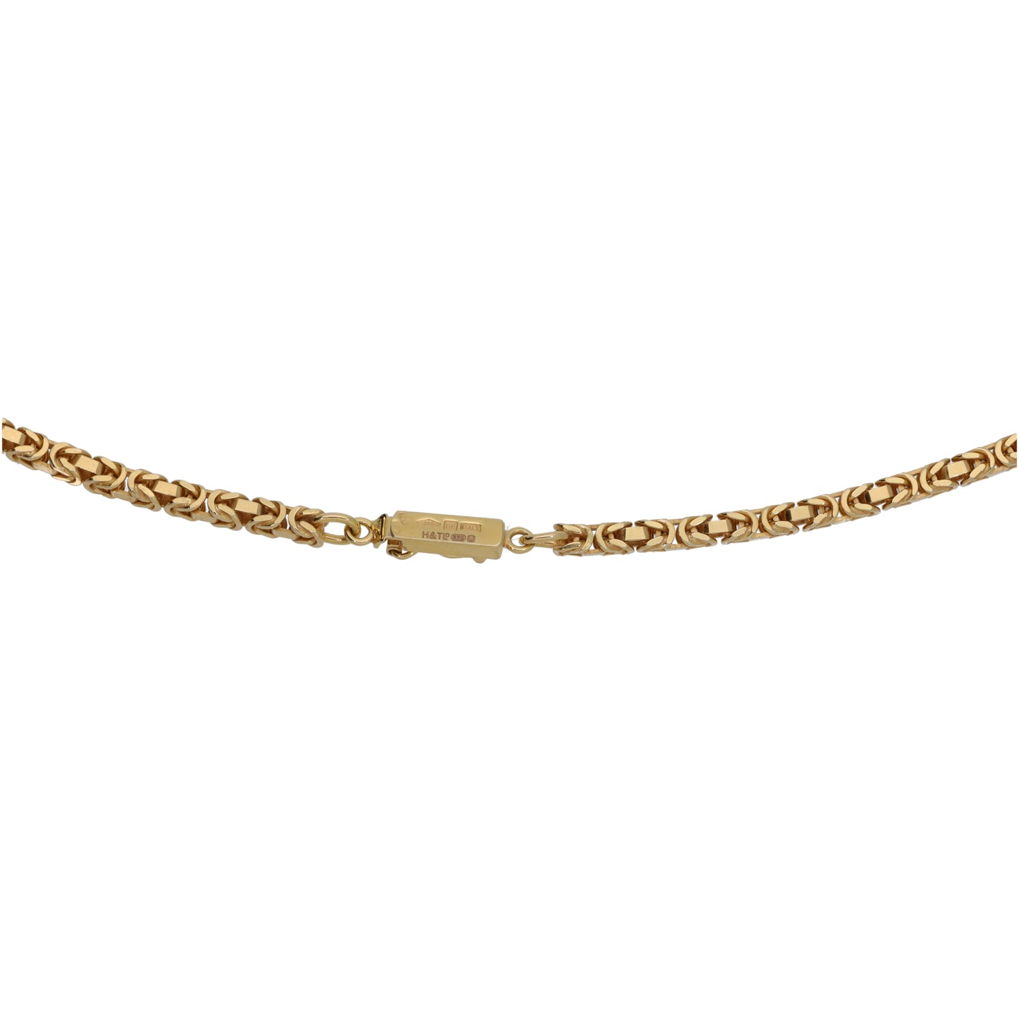 9ct Gold Byzantine Chain 18"